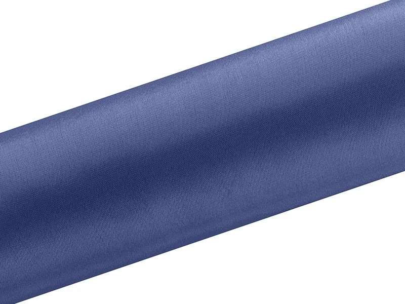 Raso blu scuro su rotolo 16cm x 9m