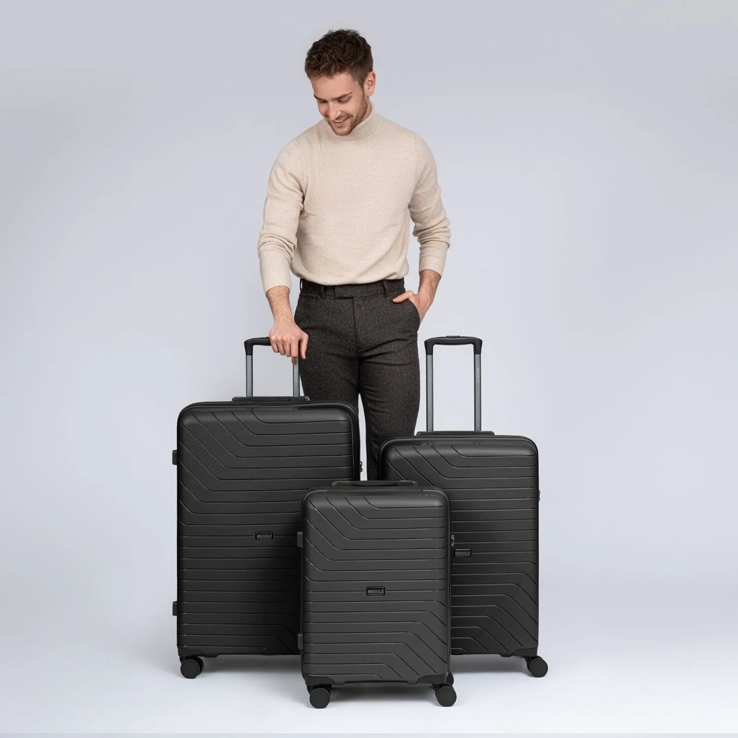Redolz Essentials 05 3-SET 4 ruote Set di valigie 3 pezzi