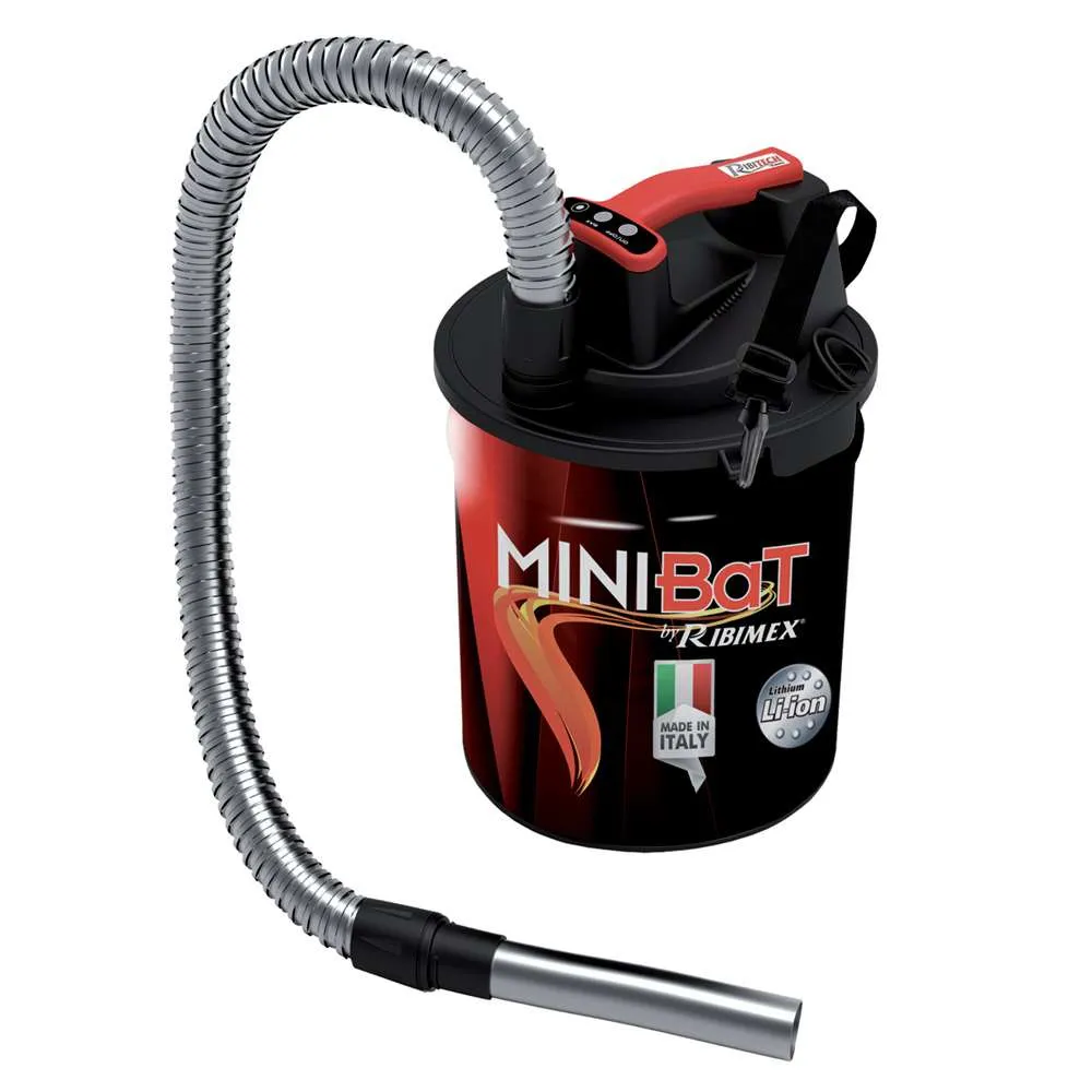 Ribitech PRCEN011BAT - Aspiracenere a batteria Minibat 18 V