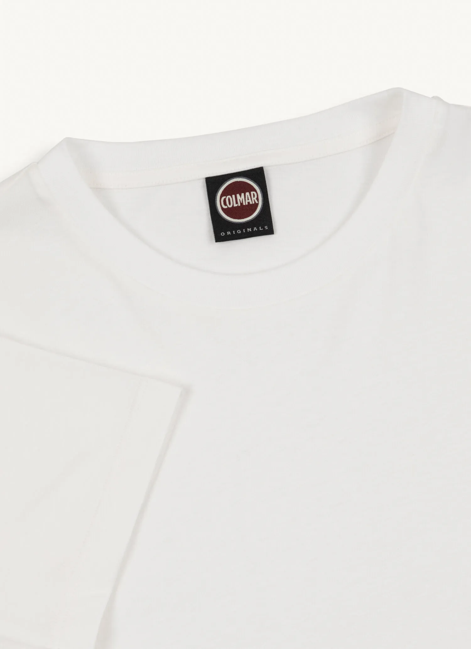 Round-neck stretch jersey T-shirt