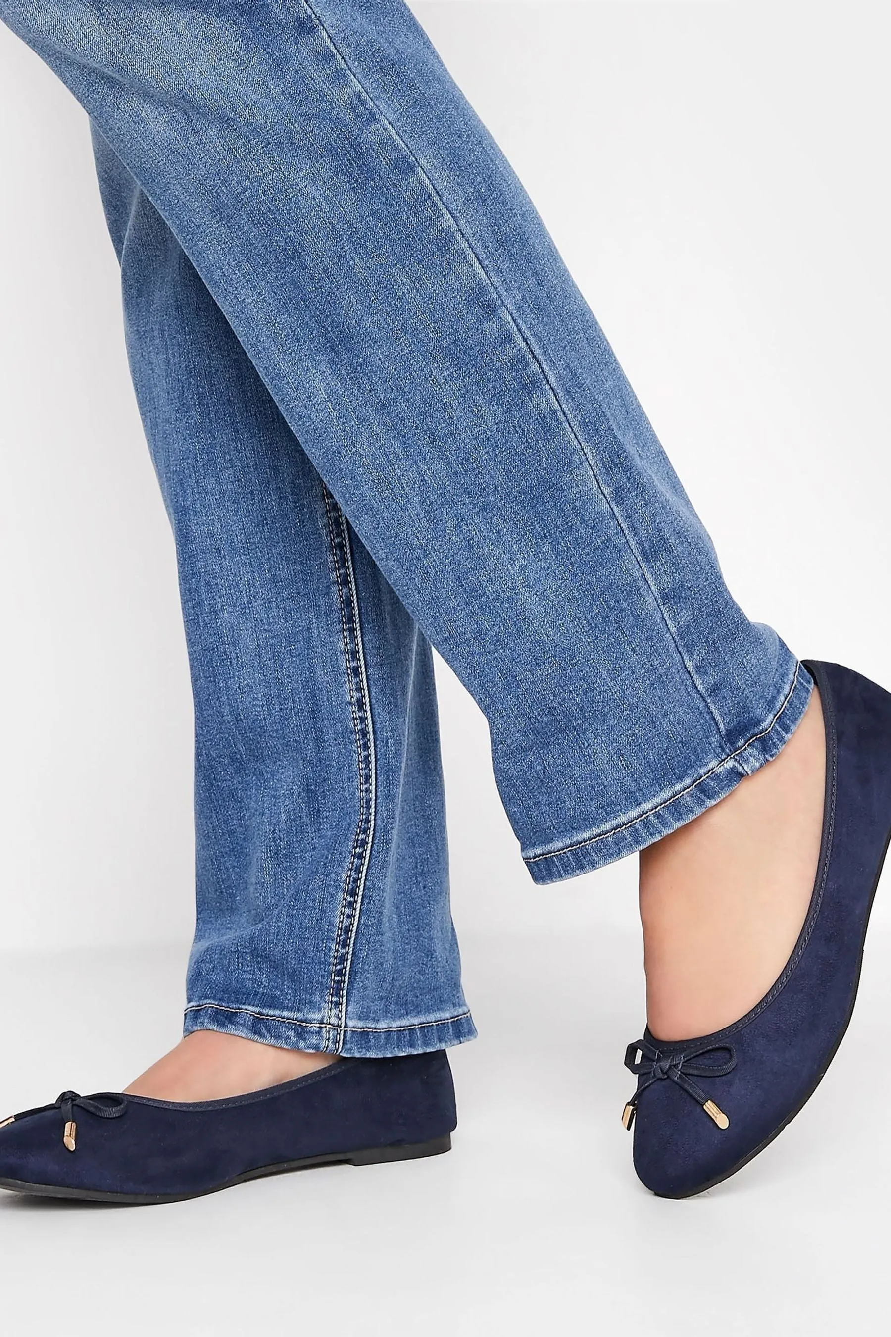 Sally Tall - Ballerine Sneakers scamosciata lunga vestibilità ampia