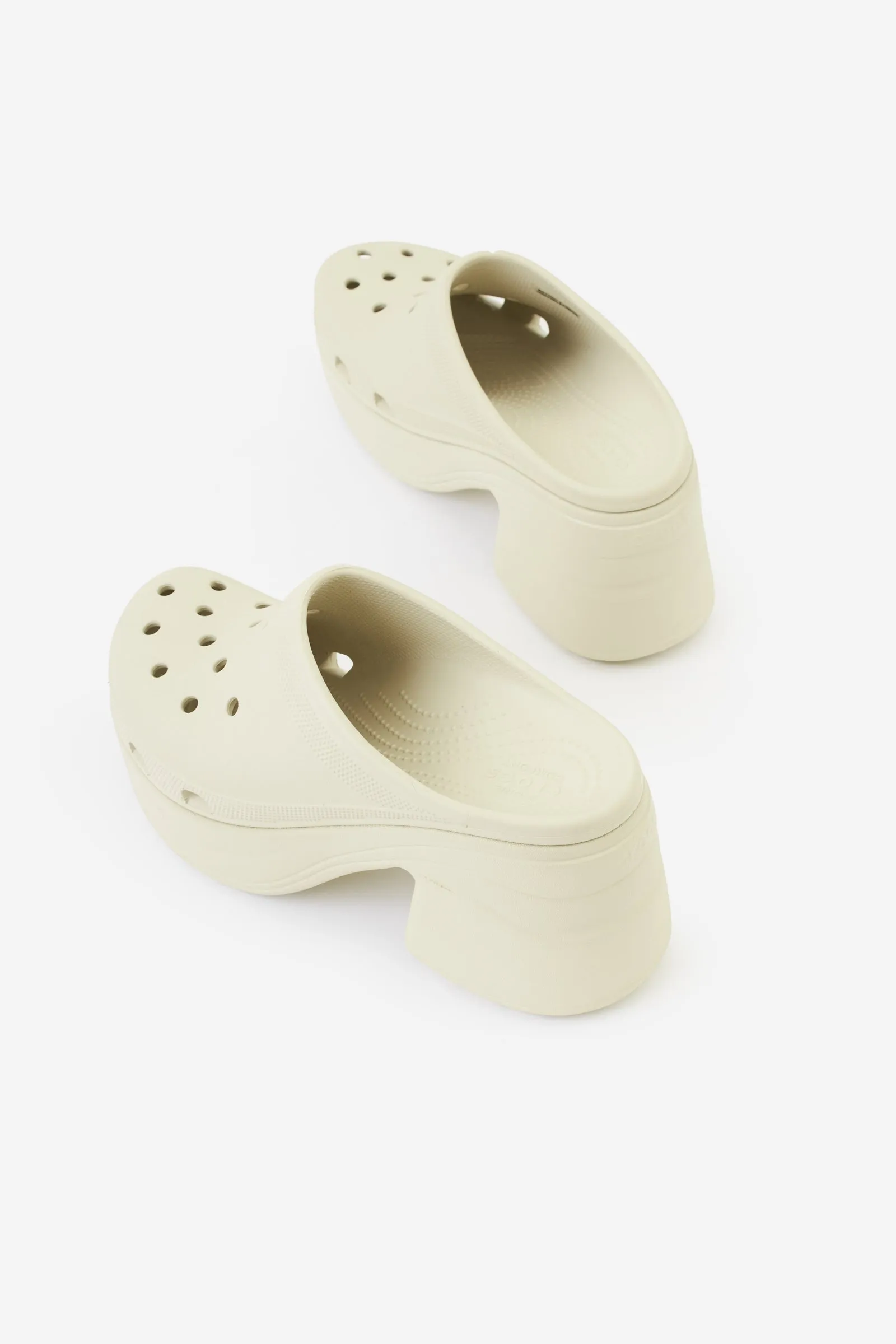 Sandali SIREN CLOG in gomma avorio