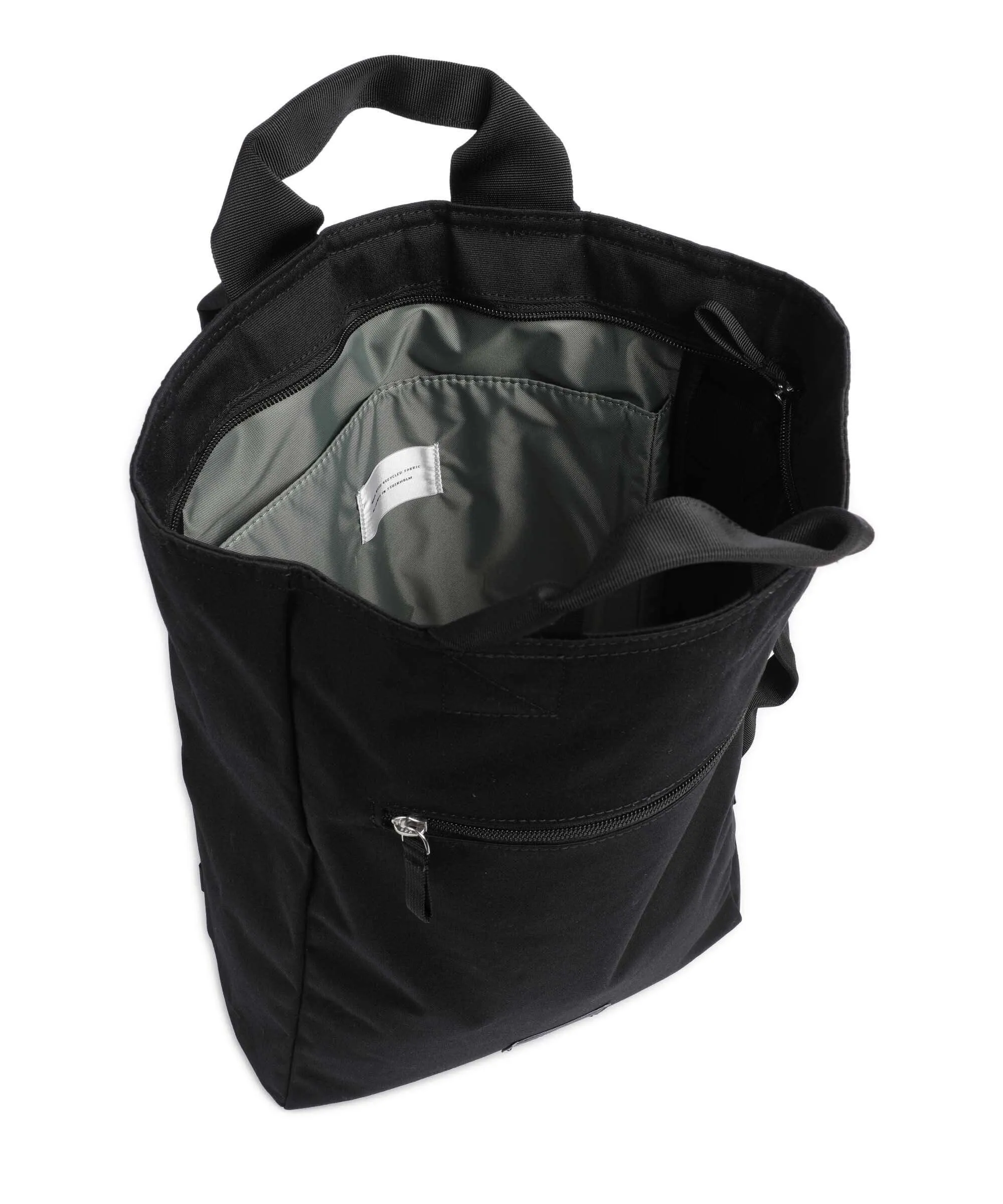  Sandqvist Ground Tony Vegan Zaino 15″ cotone biologico, poliestere riciclato nero  