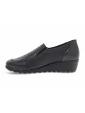 Scarpa bassa Mephisto BERTINA GINEVRA MOBILS ERGONOMIC in pelle e stampato nero