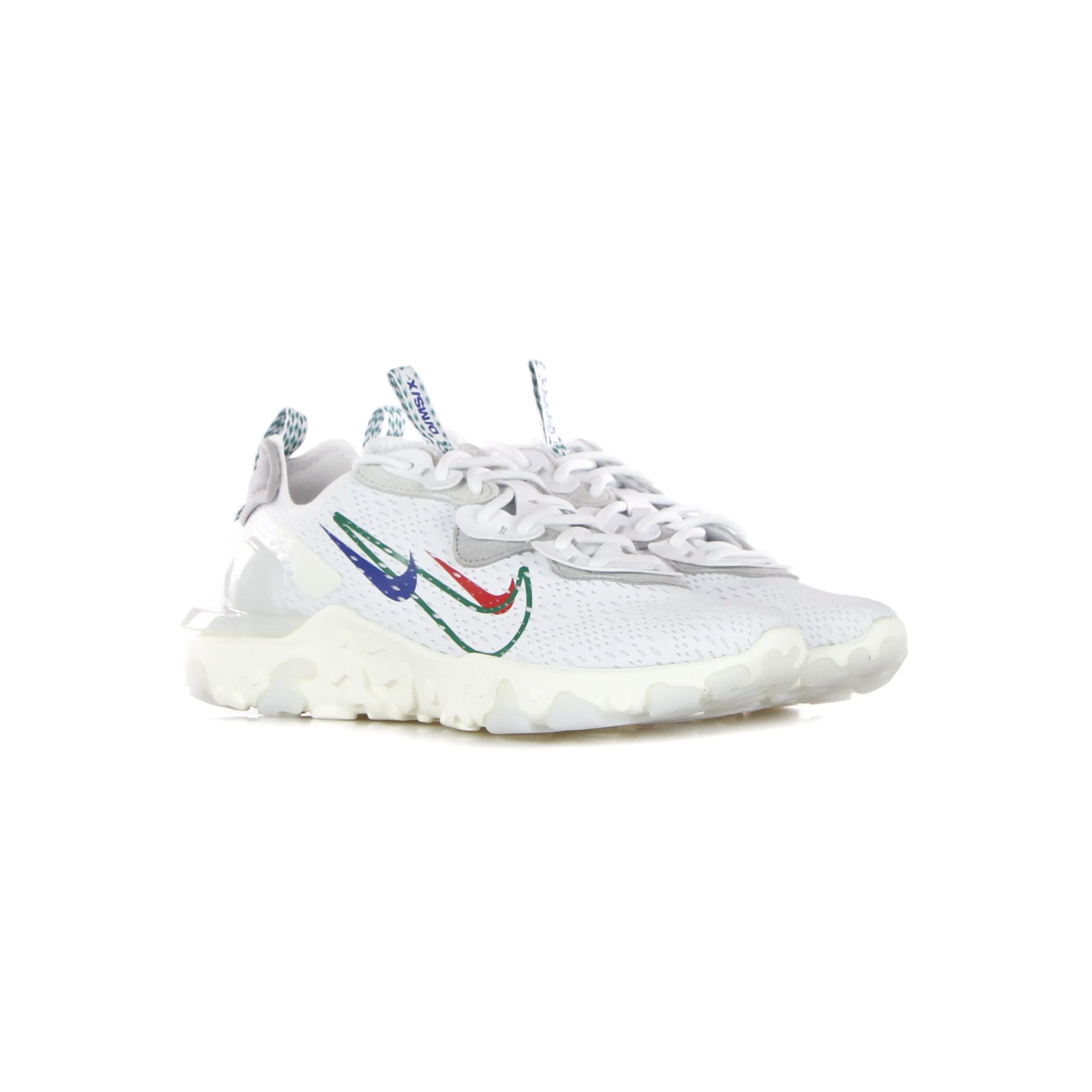 Scarpa Bassa Uomo React Vision White/green Noise/sail/pure Platinum