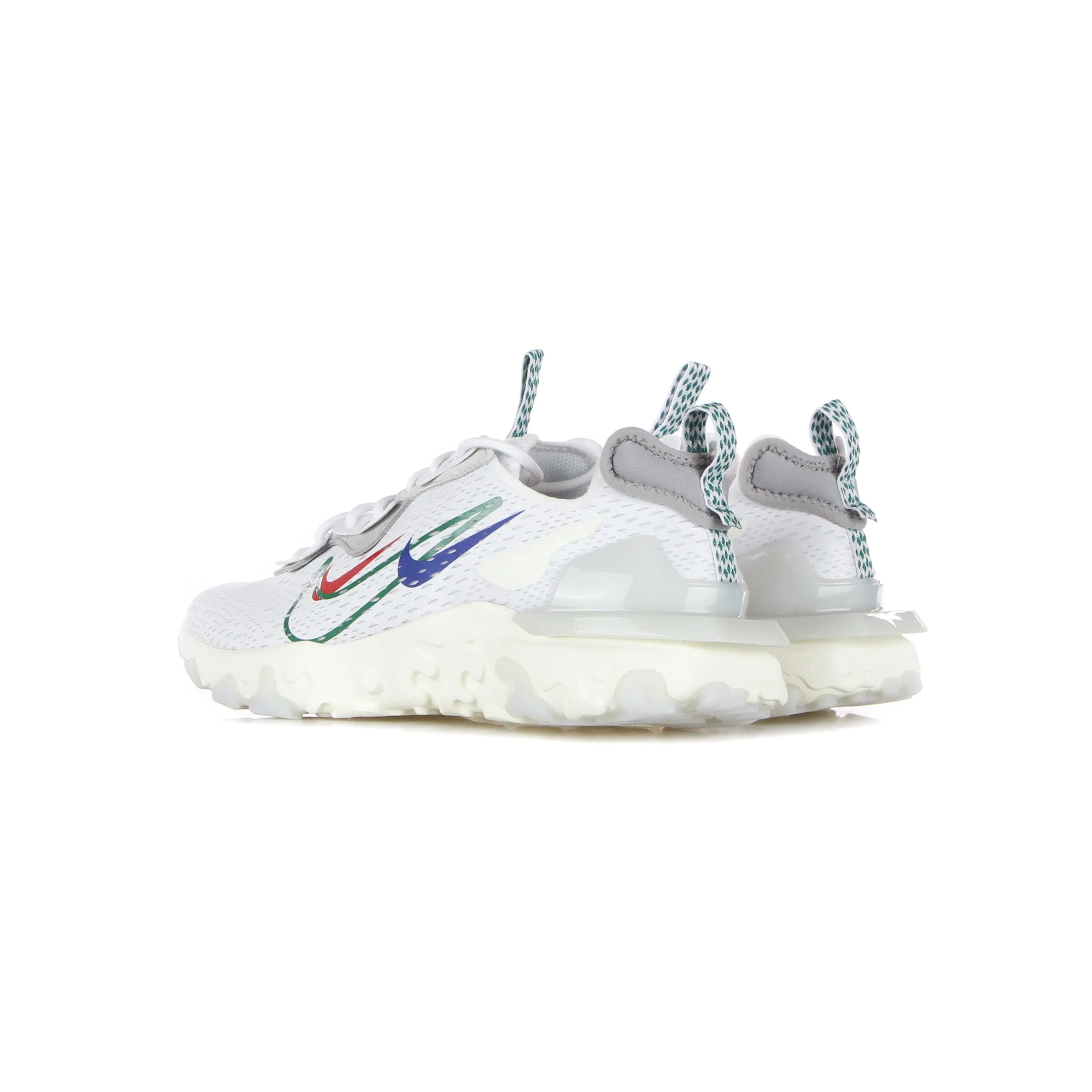 Scarpa Bassa Uomo React Vision White/green Noise/sail/pure Platinum