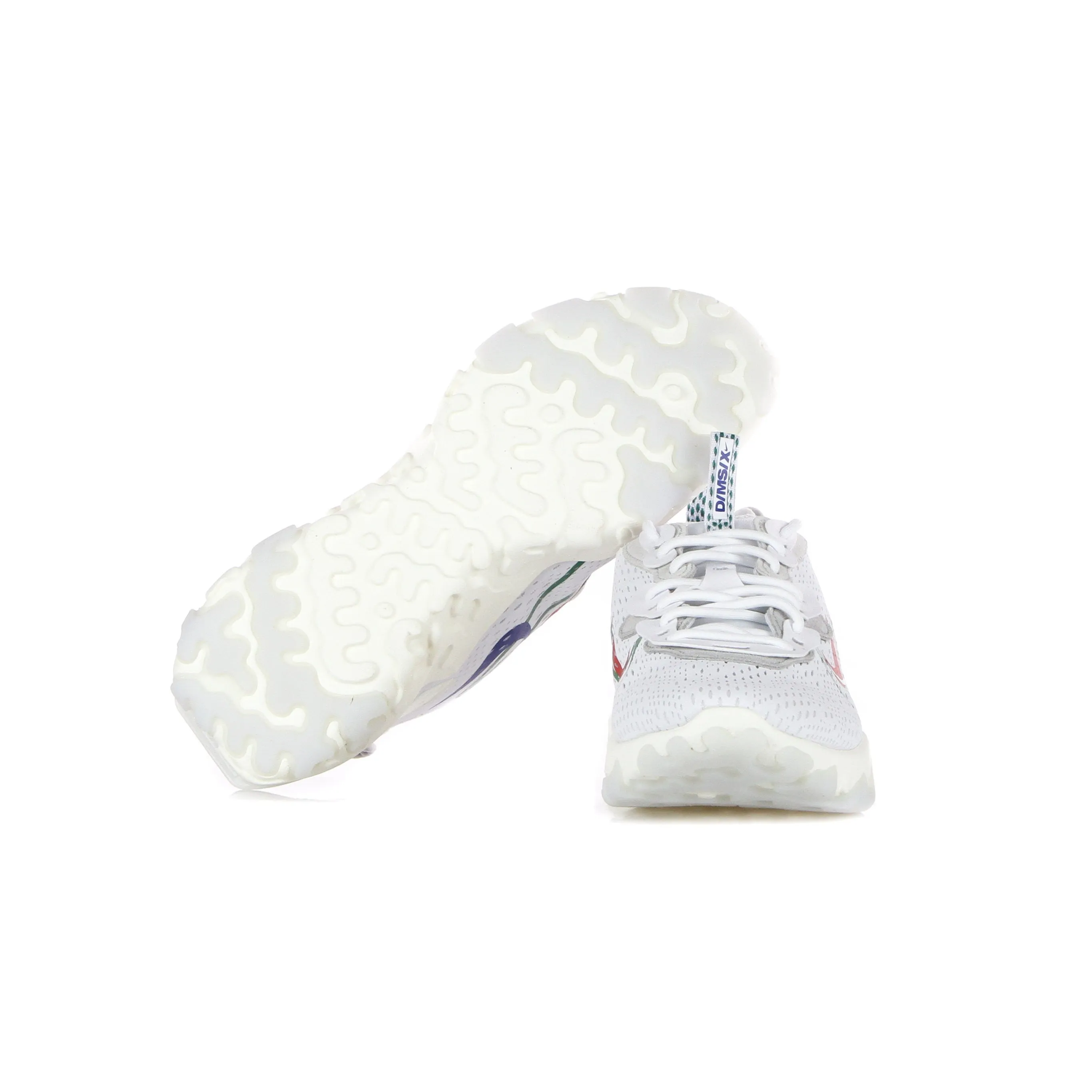 Scarpa Bassa Uomo React Vision White/green Noise/sail/pure Platinum