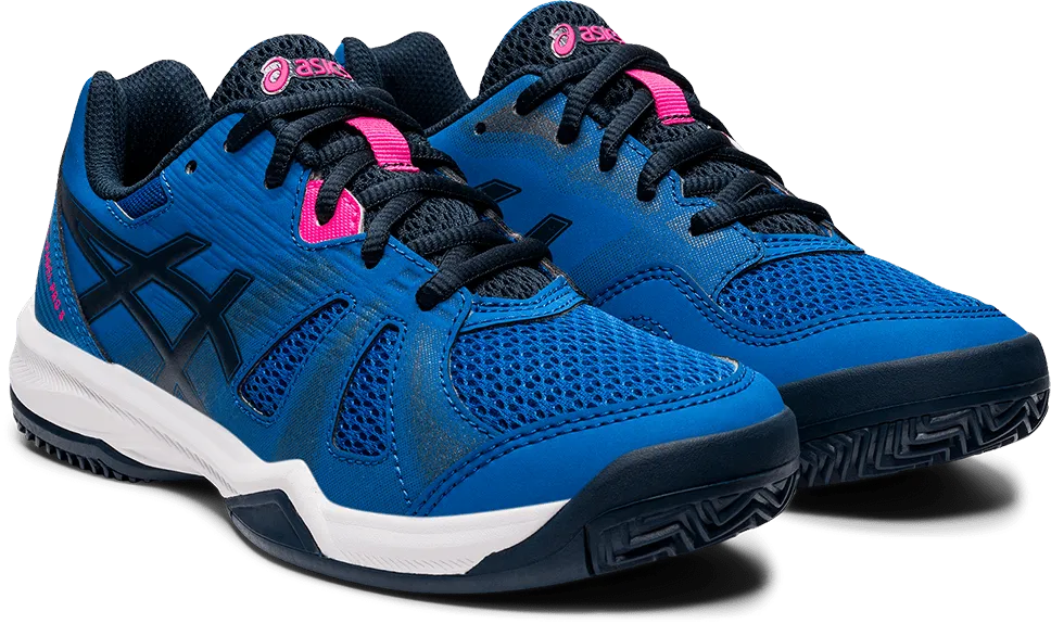 SCARPA DA TENNIS JUNIOR ASICS GEL-PADEL PRO 5 GS BLU 400