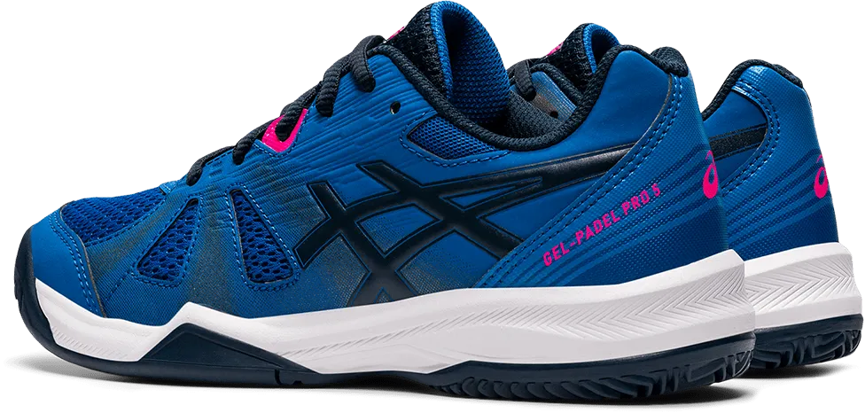 SCARPA DA TENNIS JUNIOR ASICS GEL-PADEL PRO 5 GS BLU 400