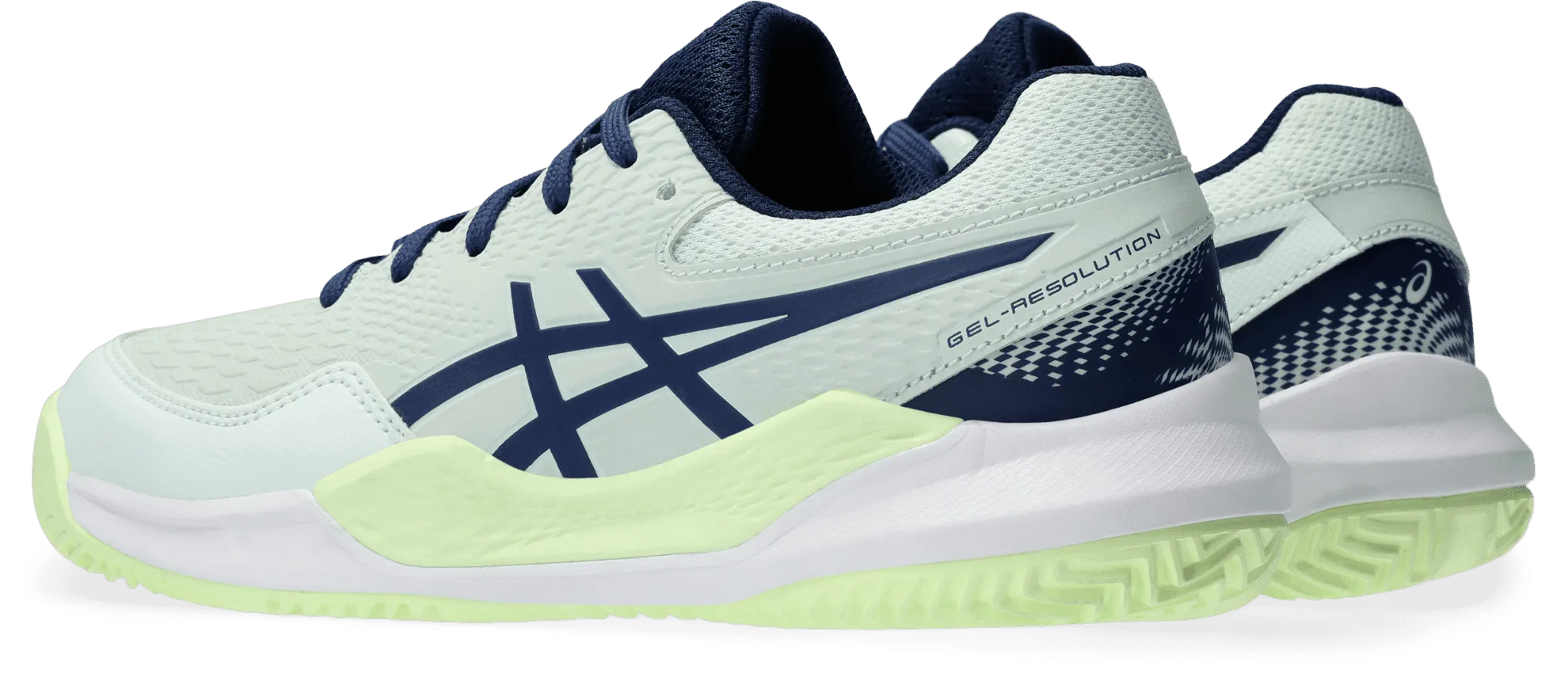 SCARPA DA TENNIS JUNIOR ASICS RESOLUTION 9 GS CLAY 1044A068 301