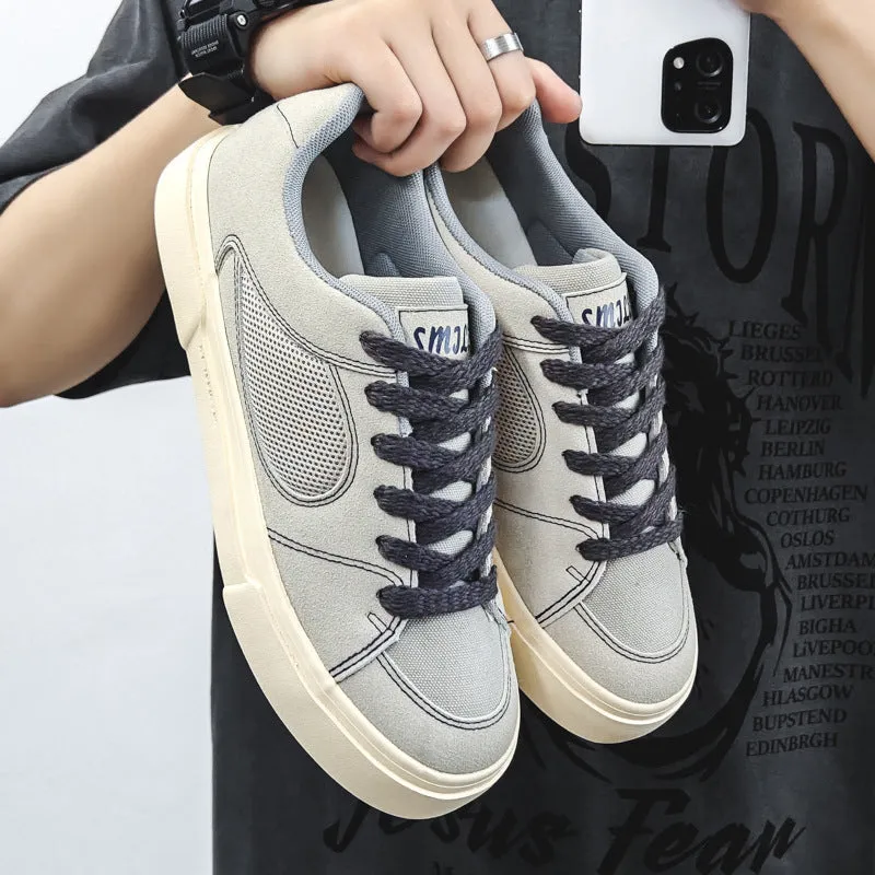 Scarpe da ginnastica da skate traspiranti casual alla moda da uomo