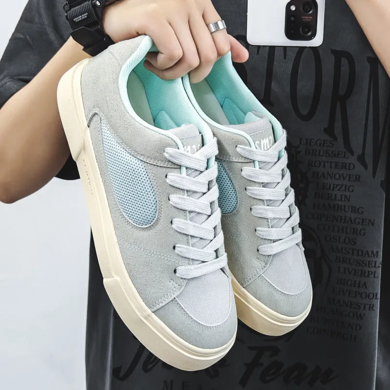 Scarpe da ginnastica da skate traspiranti casual alla moda da uomo
