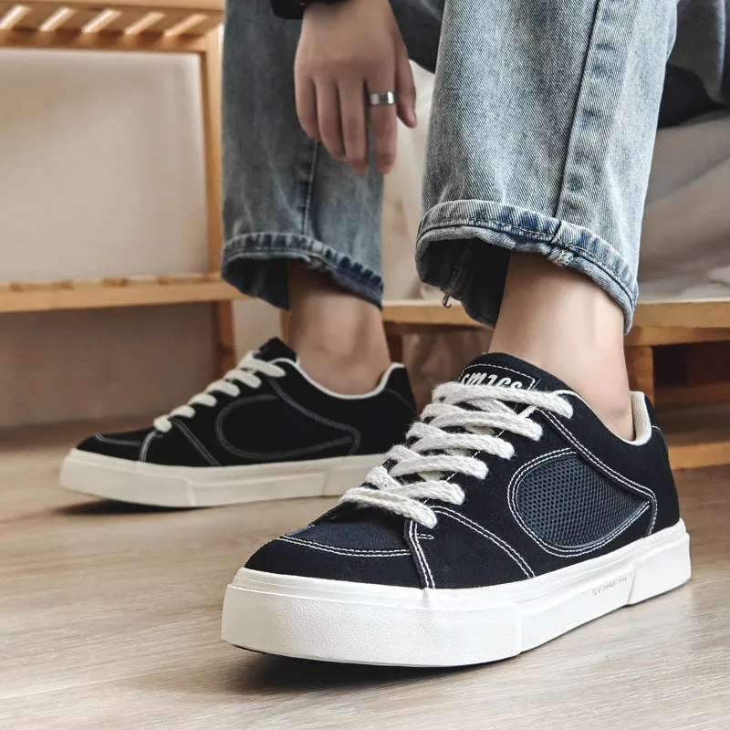 Scarpe da ginnastica da skate traspiranti casual alla moda da uomo