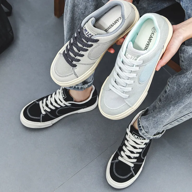 Scarpe da ginnastica da skate traspiranti casual alla moda da uomo