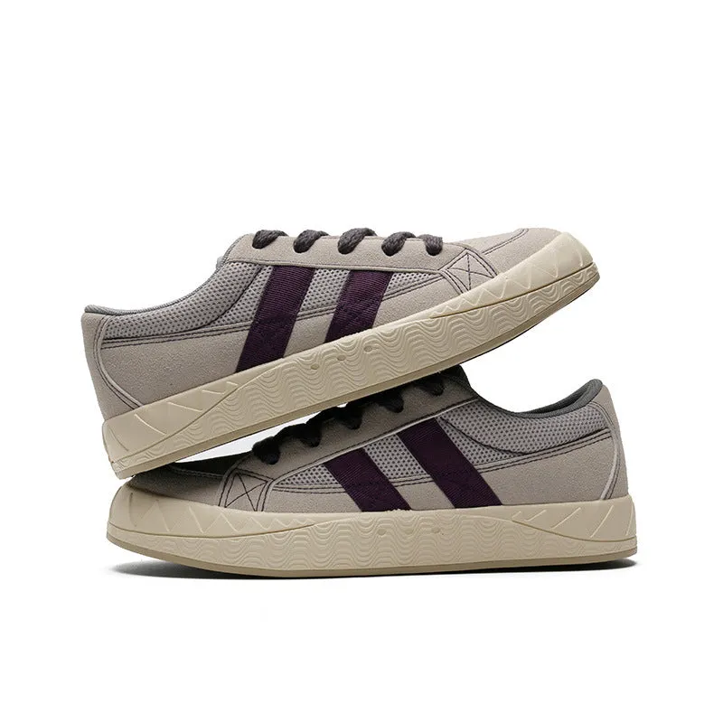 Scarpe da skate casual piatte in tela alla moda da uomo