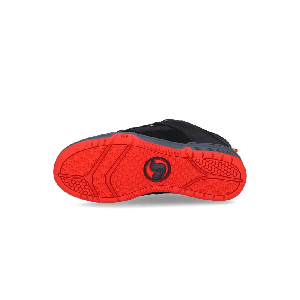 scarpe skate uomo comanche BLACK/YELLOW/FIERY RED/NUBUCK