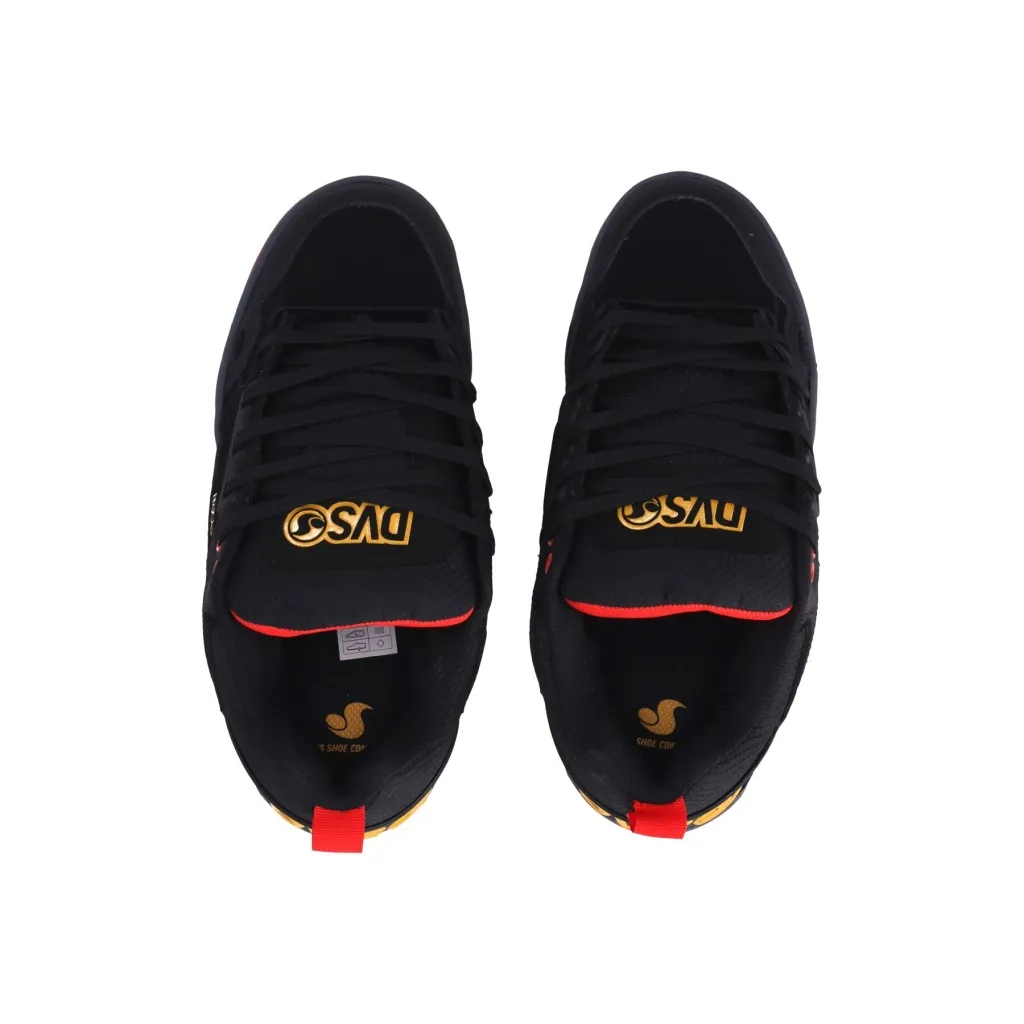 scarpe skate uomo comanche BLACK/YELLOW/FIERY RED/NUBUCK