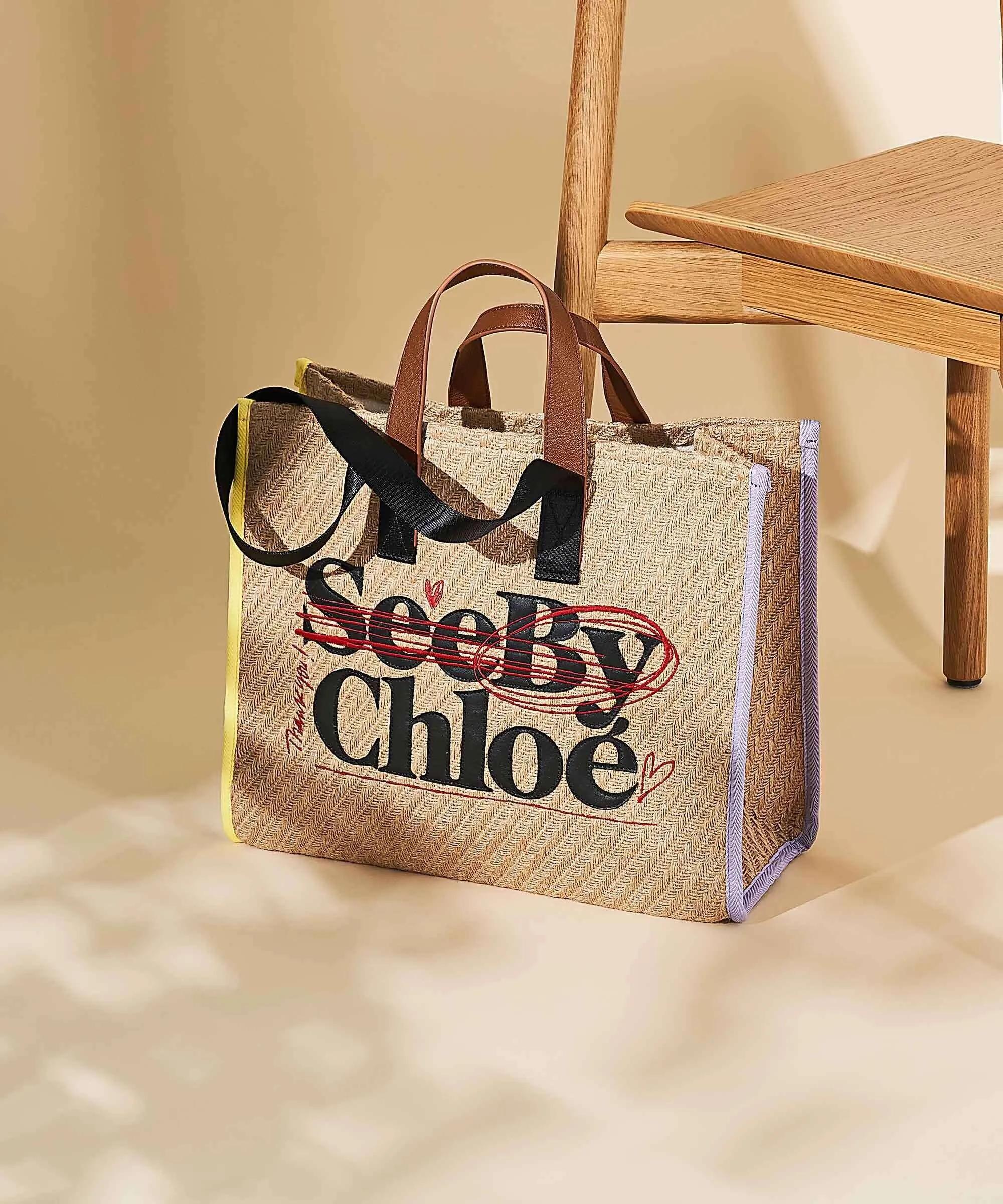  See by Chloé See By Bye Borsa shopper tissu natura  