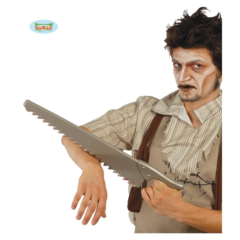 Sega A Mano Insanguinata Accessori Feste Halloween Armi Carnevale