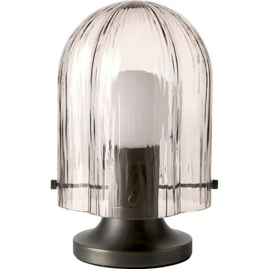 Seine Lampada da Tavolo Smoke/Antique Brass - GUBI | Acquista online