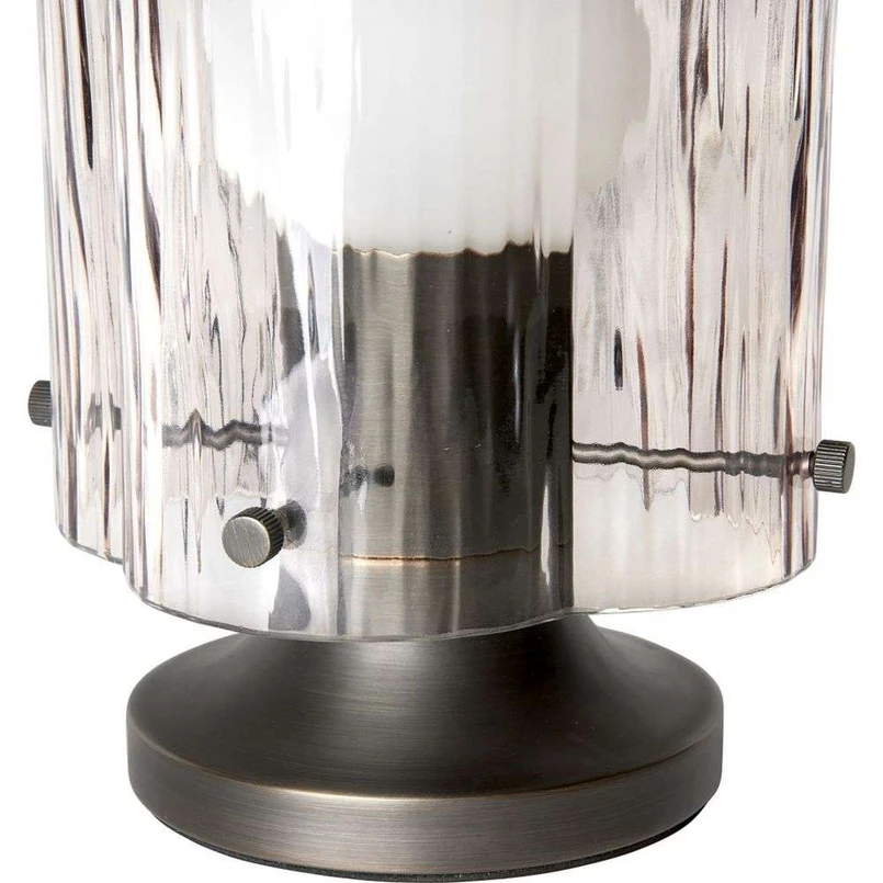 Seine Lampada da Tavolo Smoke/Antique Brass - GUBI | Acquista online