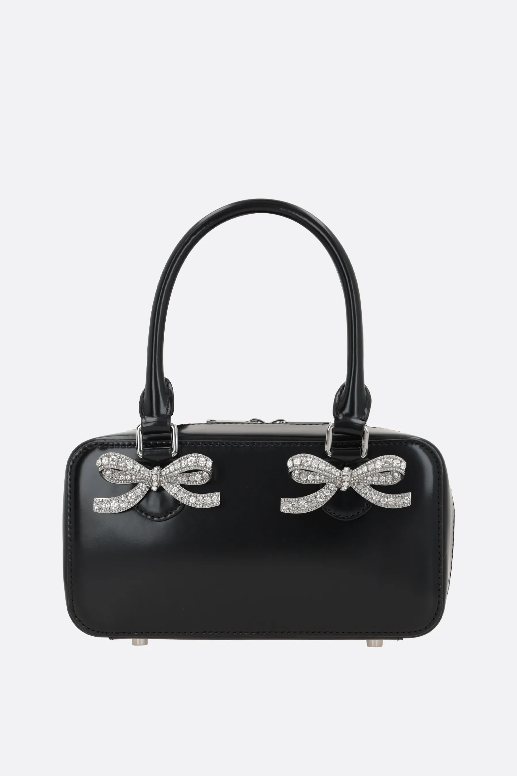  SELF PORTRAIT borsa tote mini in pelle lucida 