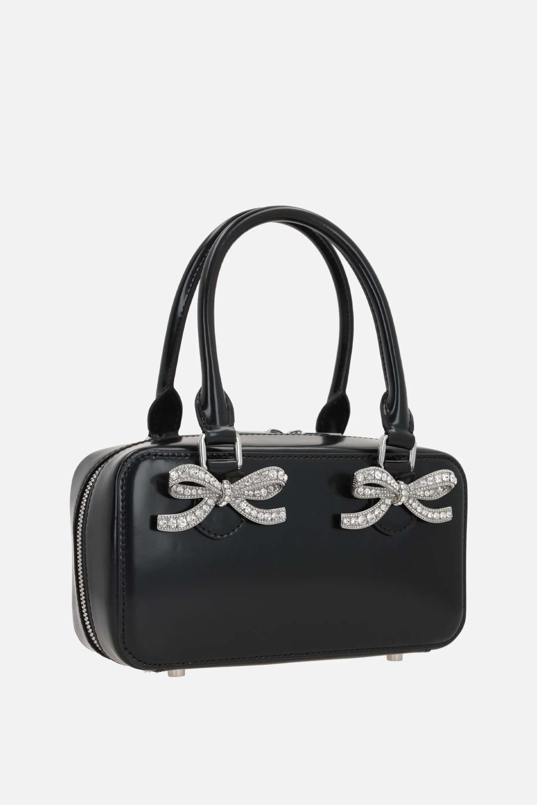  SELF PORTRAIT borsa tote mini in pelle lucida 
