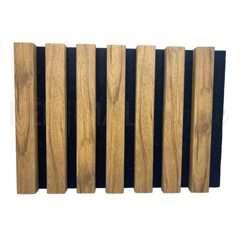 Set 4 pz pannelli Fonoassorbenti Rovere Caldo doga JC1321 60x60 su PET 6009