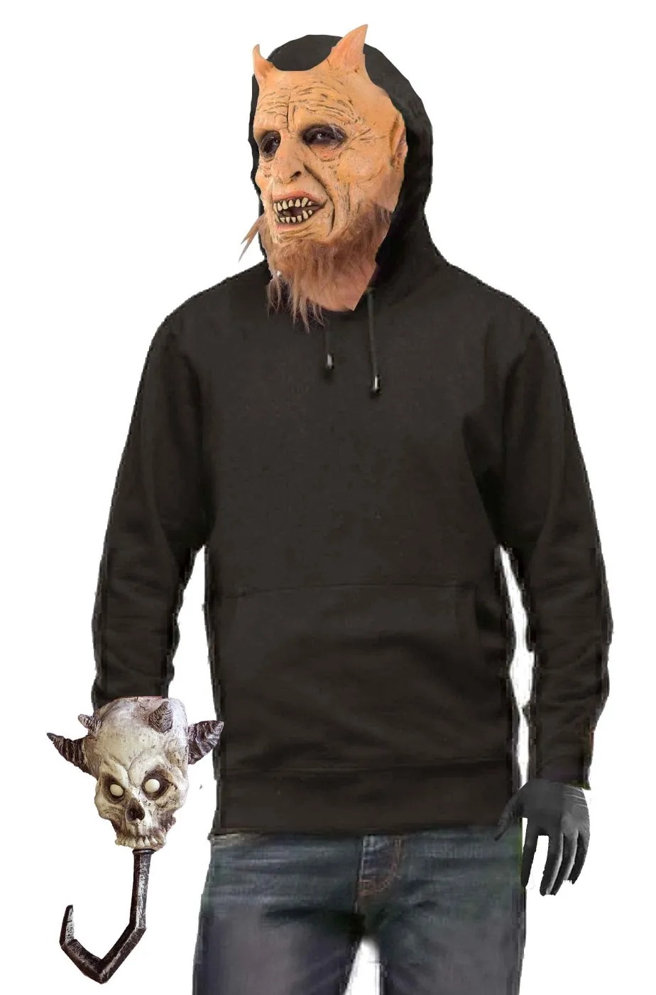 Set costume di Halloween demone della strada maschera ed uncino