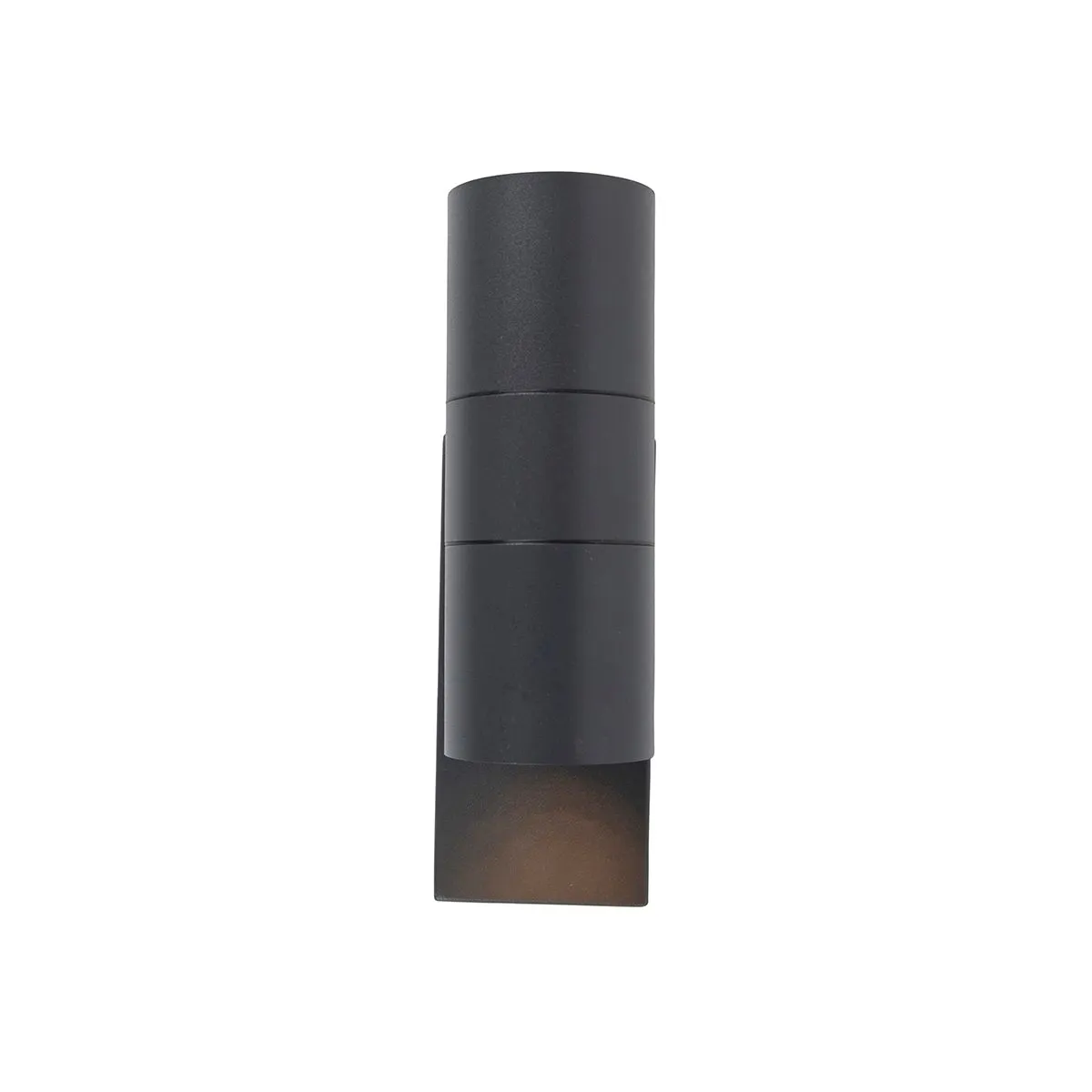 Set di 2 applique da esterno grigio scuro a 2 luci sensore chiaro-scuro - Duo