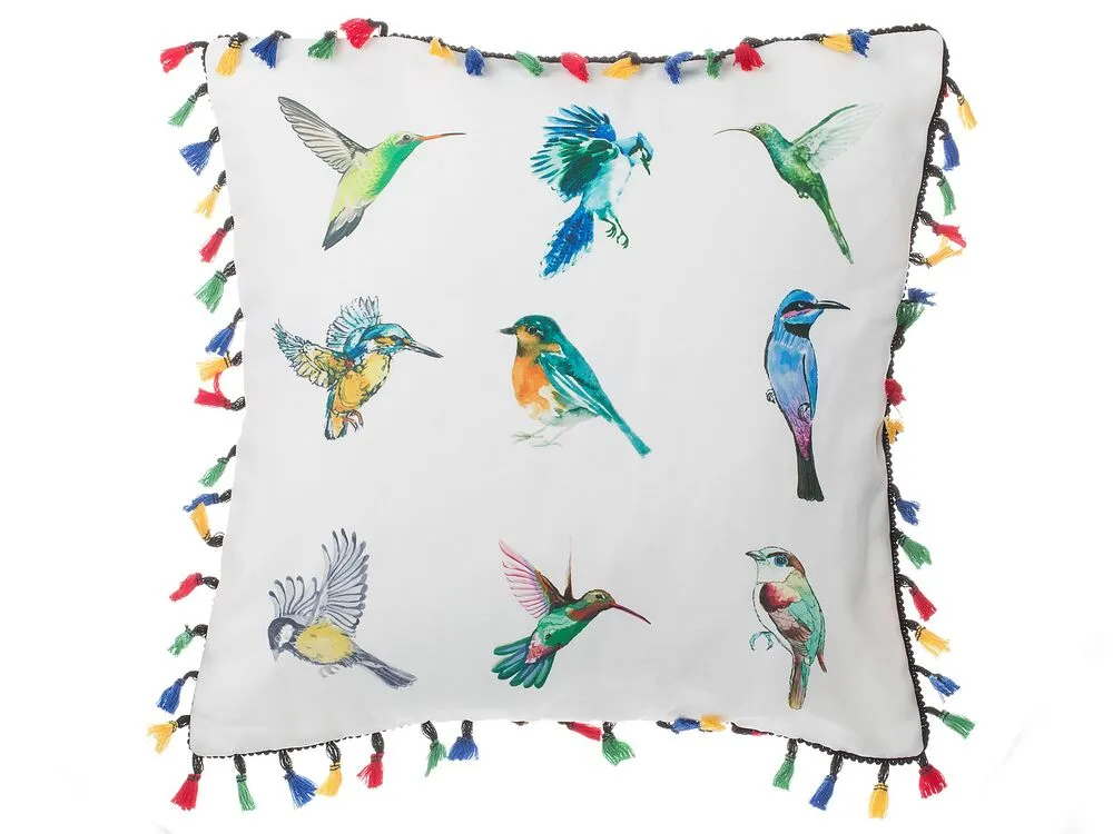 Set di 2 cuscini MALLOW 45 x 45 cm Multicolore Trama animale