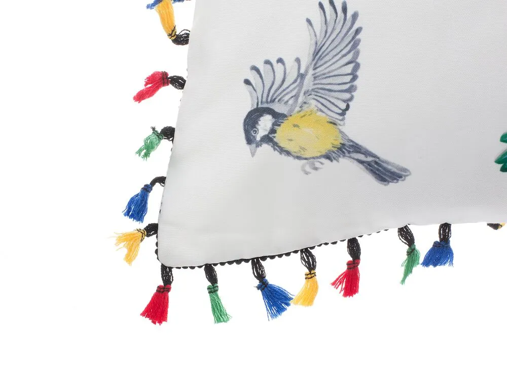 Set di 2 cuscini MALLOW 45 x 45 cm Multicolore Trama animale
