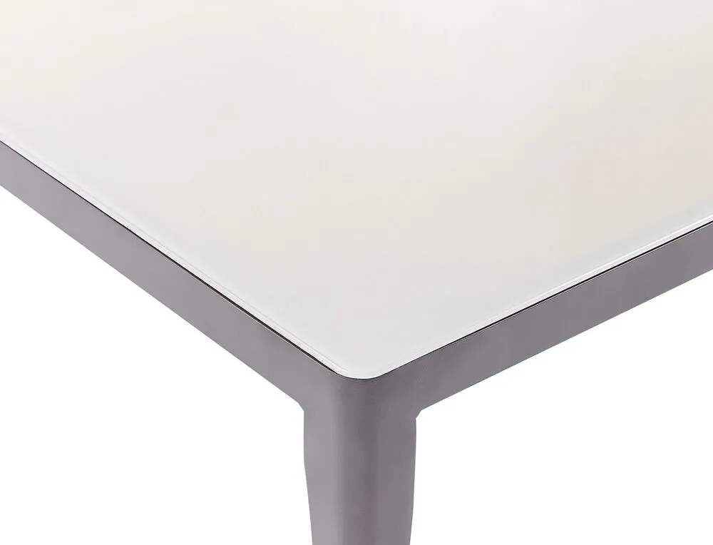 Set di divani angolari da giardino 6 posti RIMA III Lato Sinistro Modulare Metallo Beige