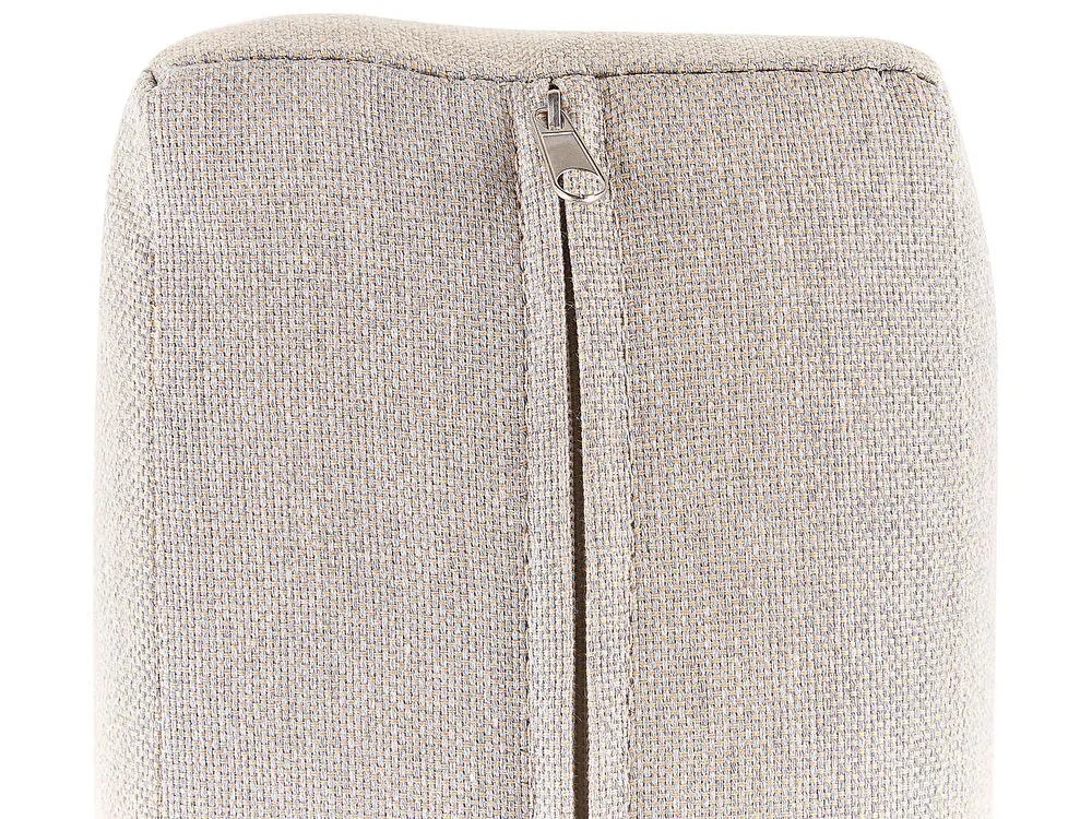 Set di divani angolari da giardino 6 posti RIMA III Lato Sinistro Modulare Metallo Beige