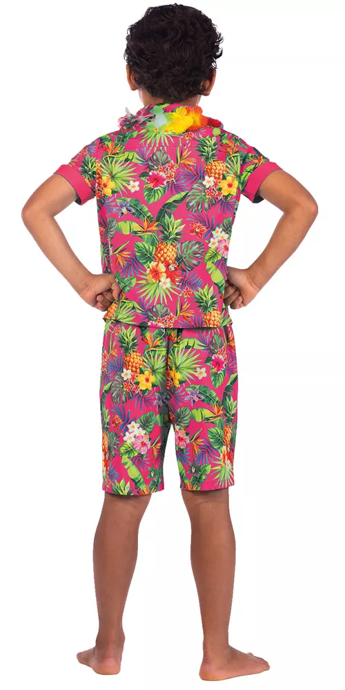 Set Hawaii per bambini 3 pezzi rosa