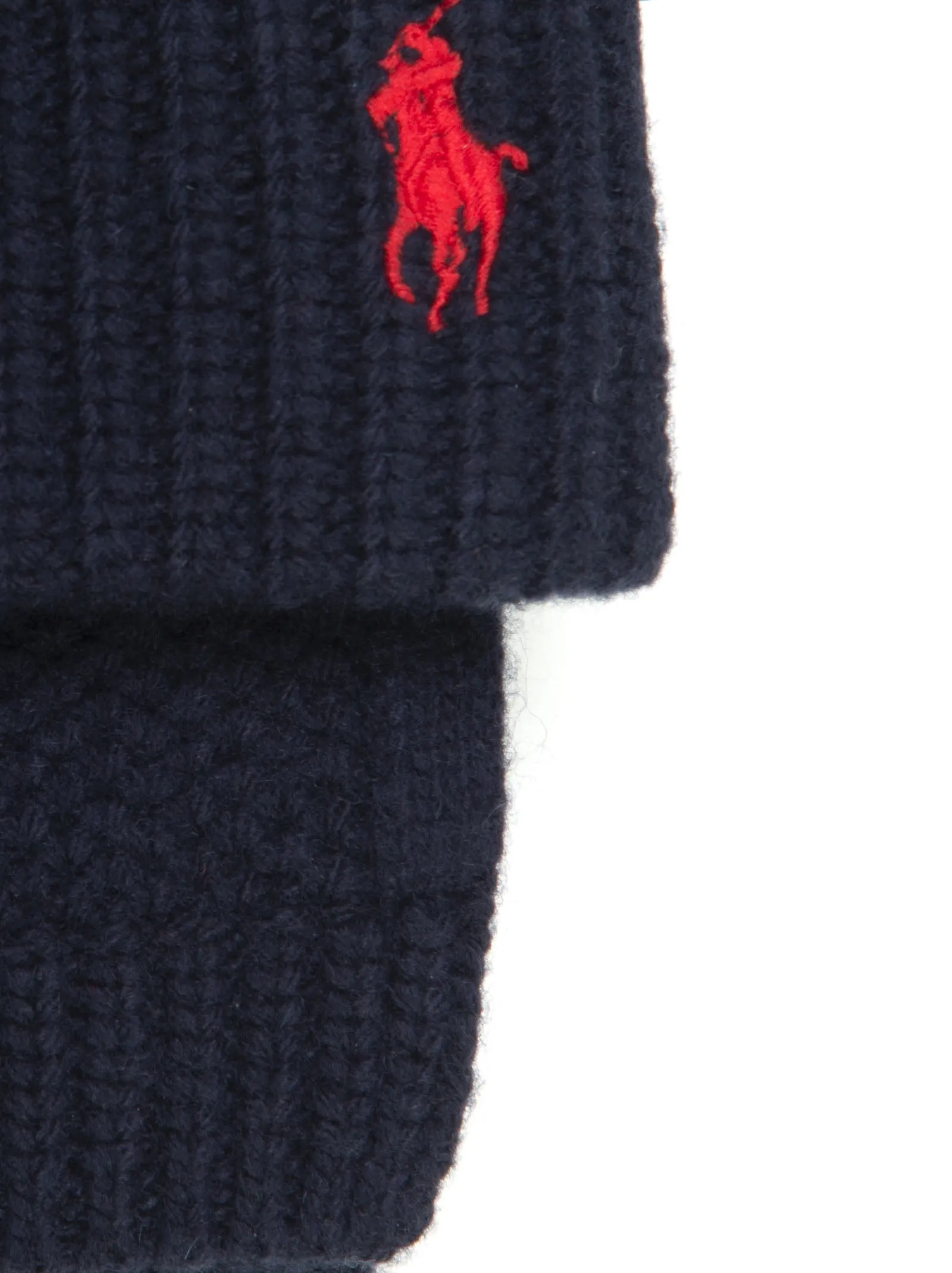 Set Sciarpa e Cappello Blu Ralph Lauren Uomo