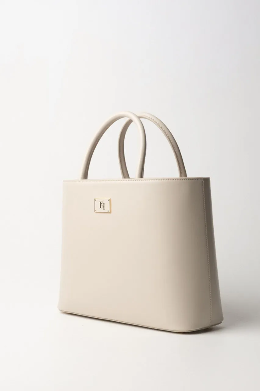 Shopper media con placca logo smaltata Avena