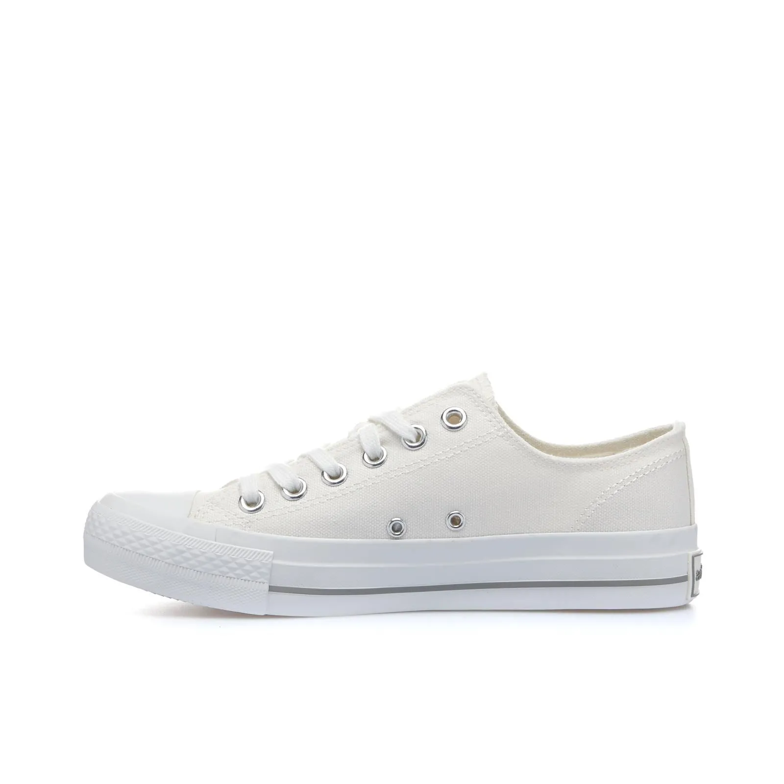 Sneakers bianche in tessuto