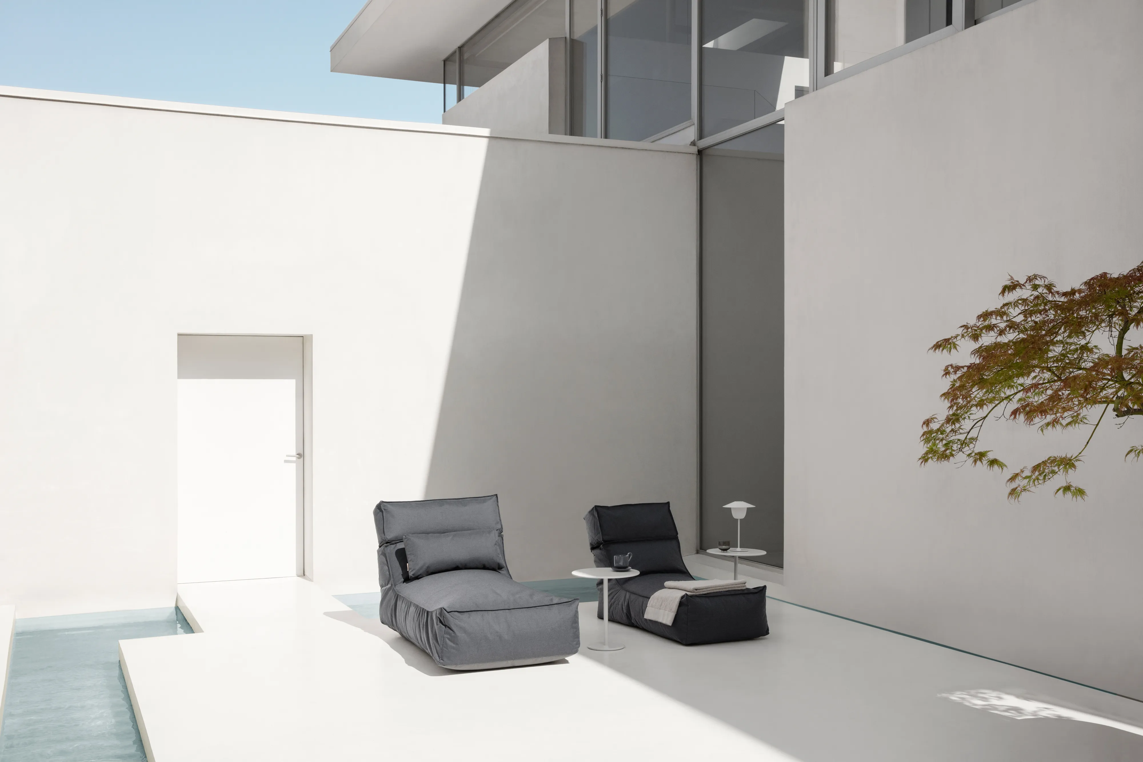 STAY lounger L lettino da sole 150x80 cm.jh{font-size:18px}Carbone
