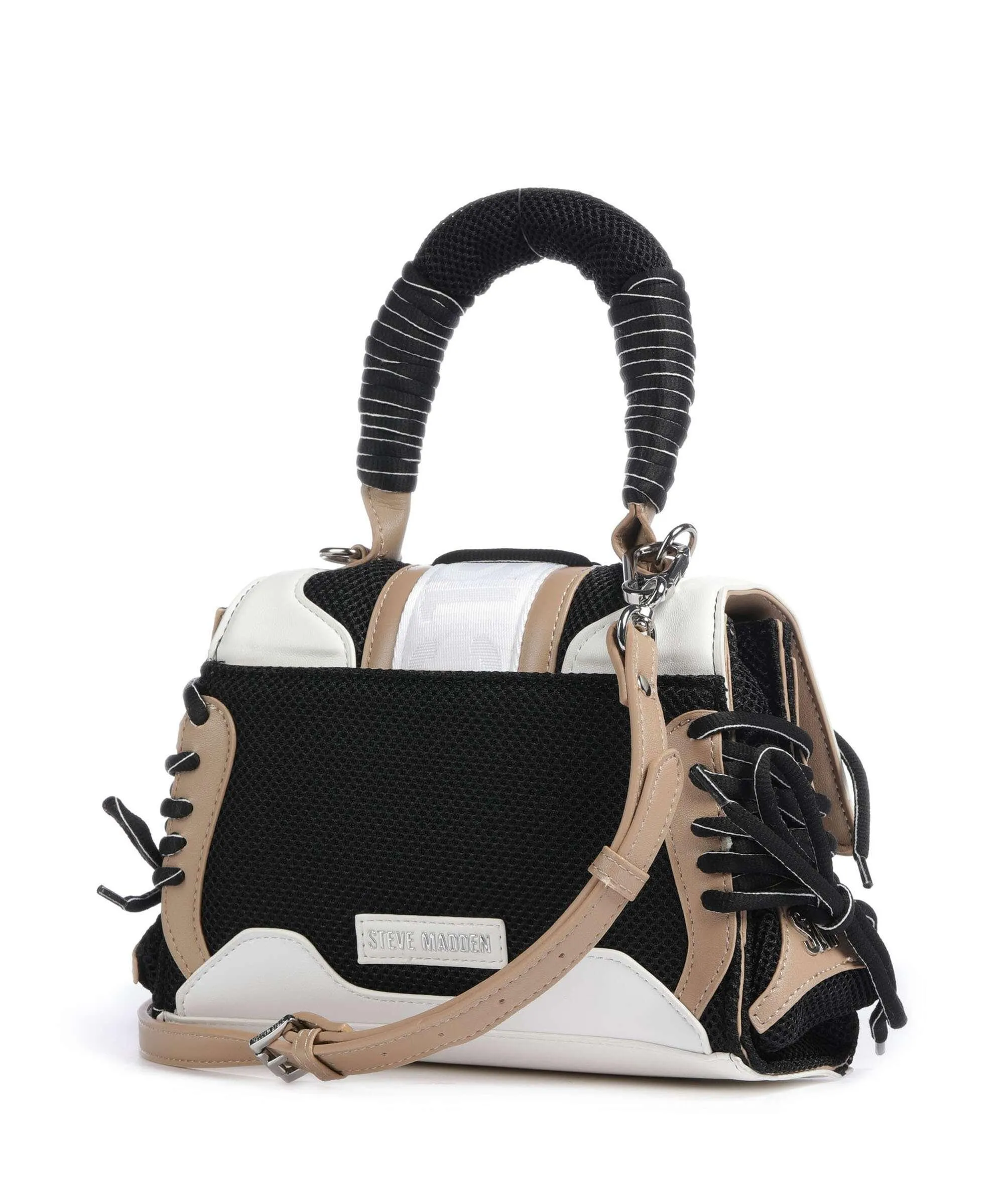  Steve Madden BDIEGO Borsa a mano pelle sintetica, poliestere riciclato multicolore  