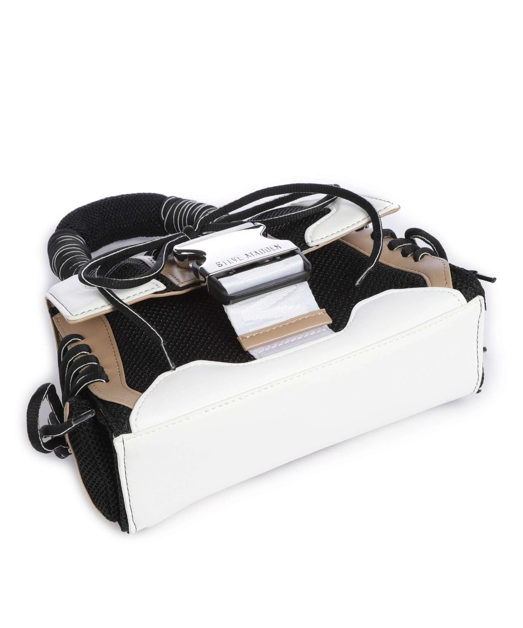  Steve Madden BDIEGO Borsa a mano pelle sintetica, poliestere riciclato multicolore  