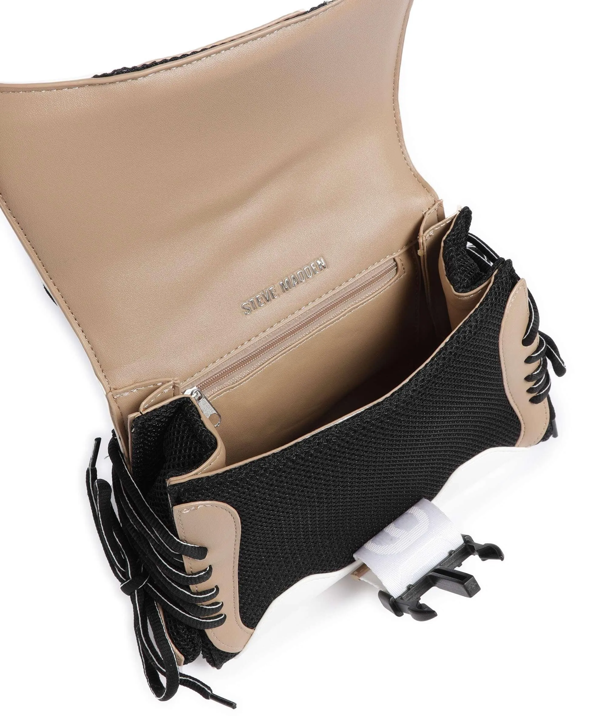  Steve Madden BDIEGO Borsa a mano pelle sintetica, poliestere riciclato multicolore  