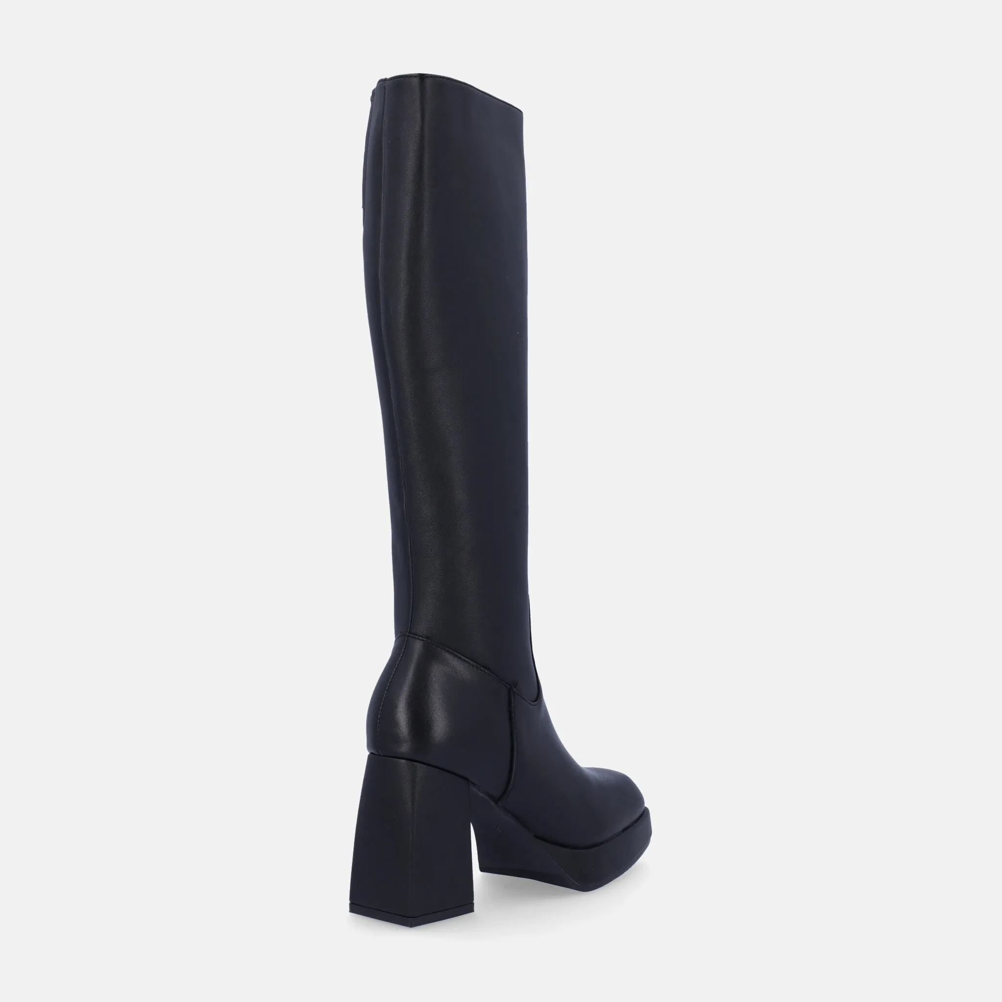Stivale alto con tacco e plateau Keys