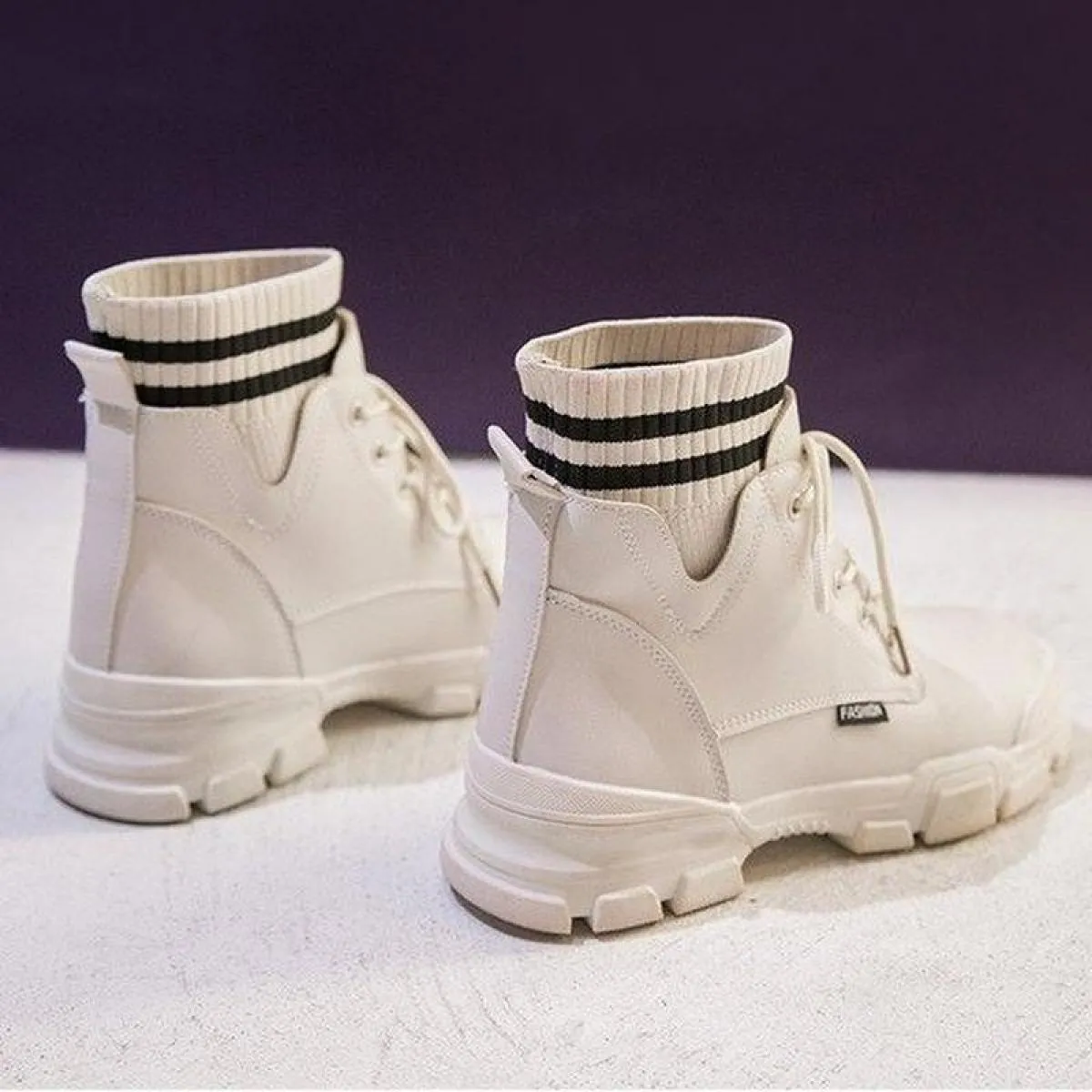 Stivali Europa donna autunno inverno nuova moda scarpe alte alla caviglia per donna stivali con plateau stringati tacco quadrato