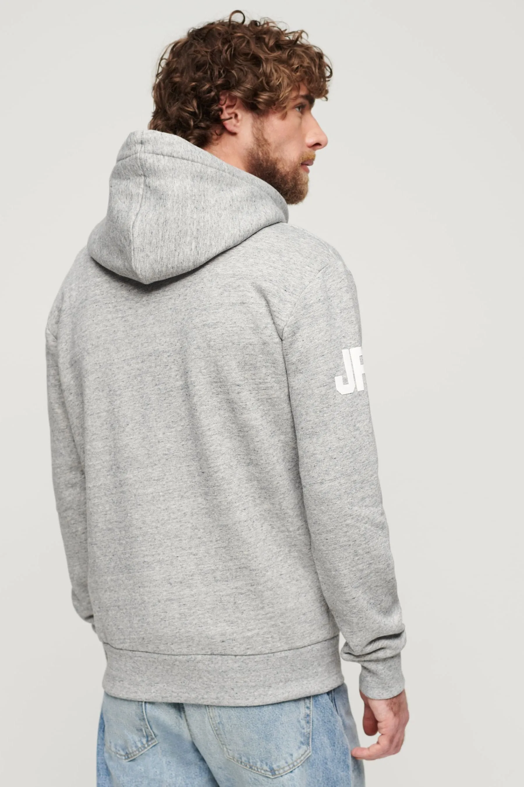Superdry con cappuccio con logo vintage
