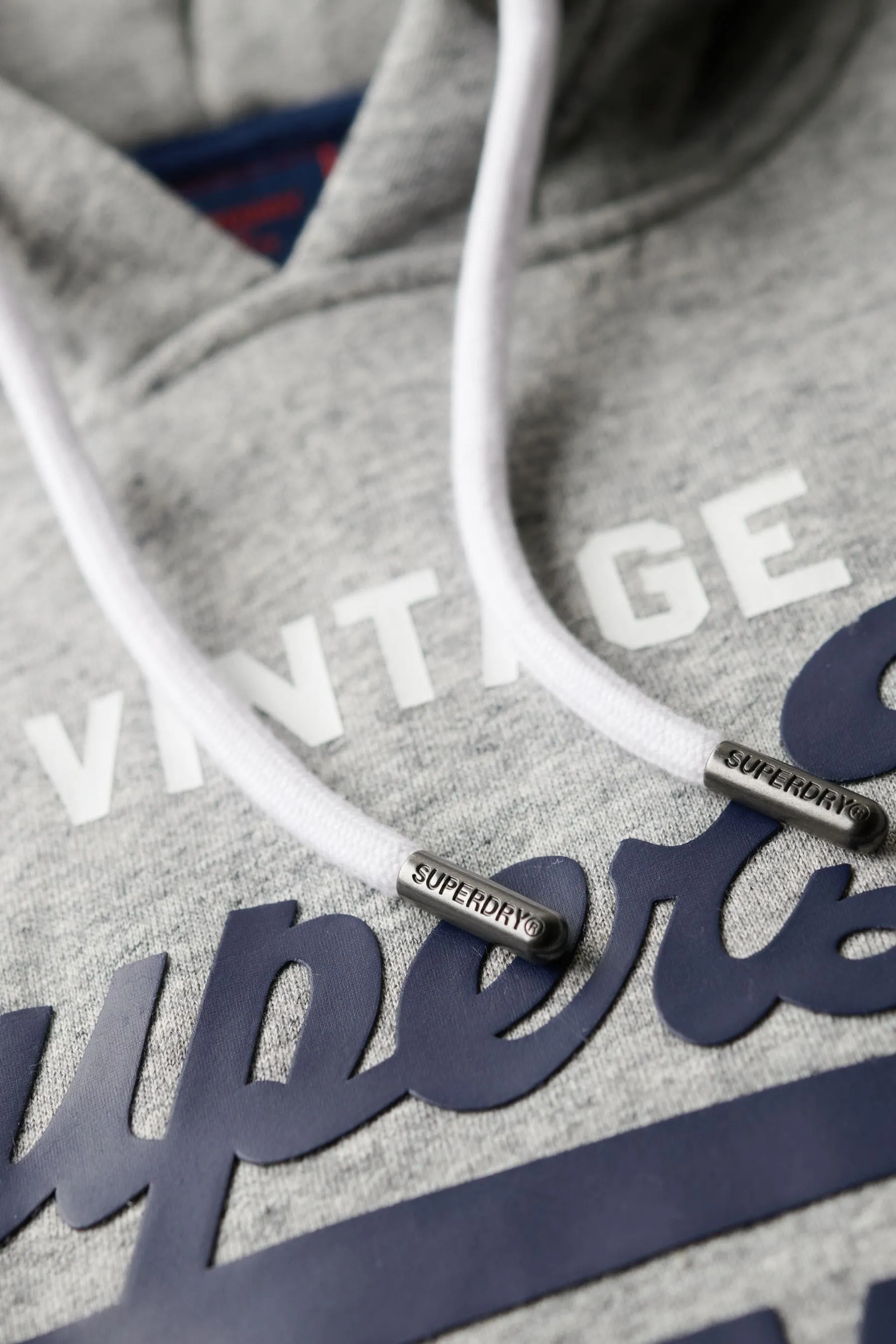 Superdry con cappuccio con logo vintage