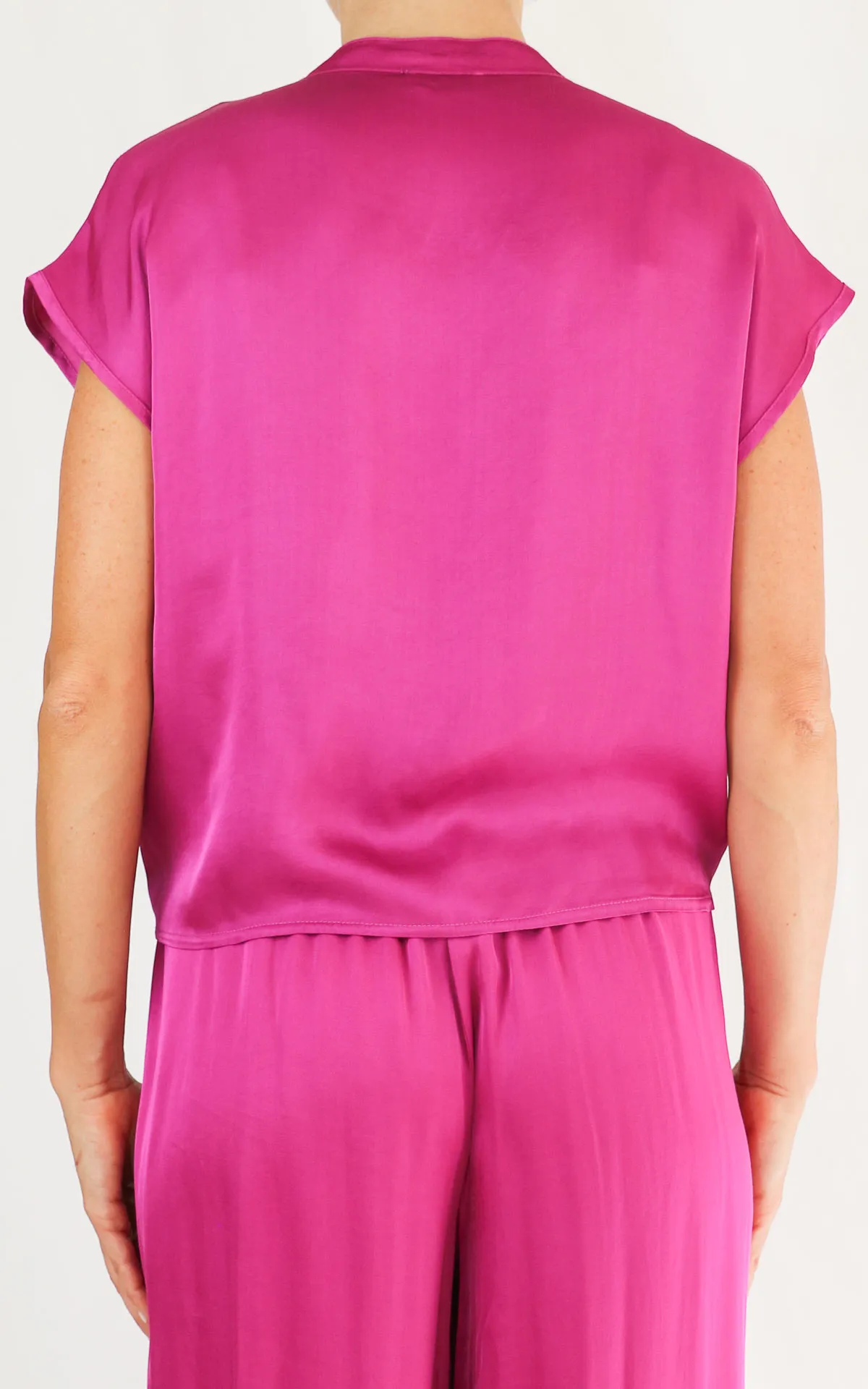 SUSYMIX – CAMICIA CON NODO- FUXIA