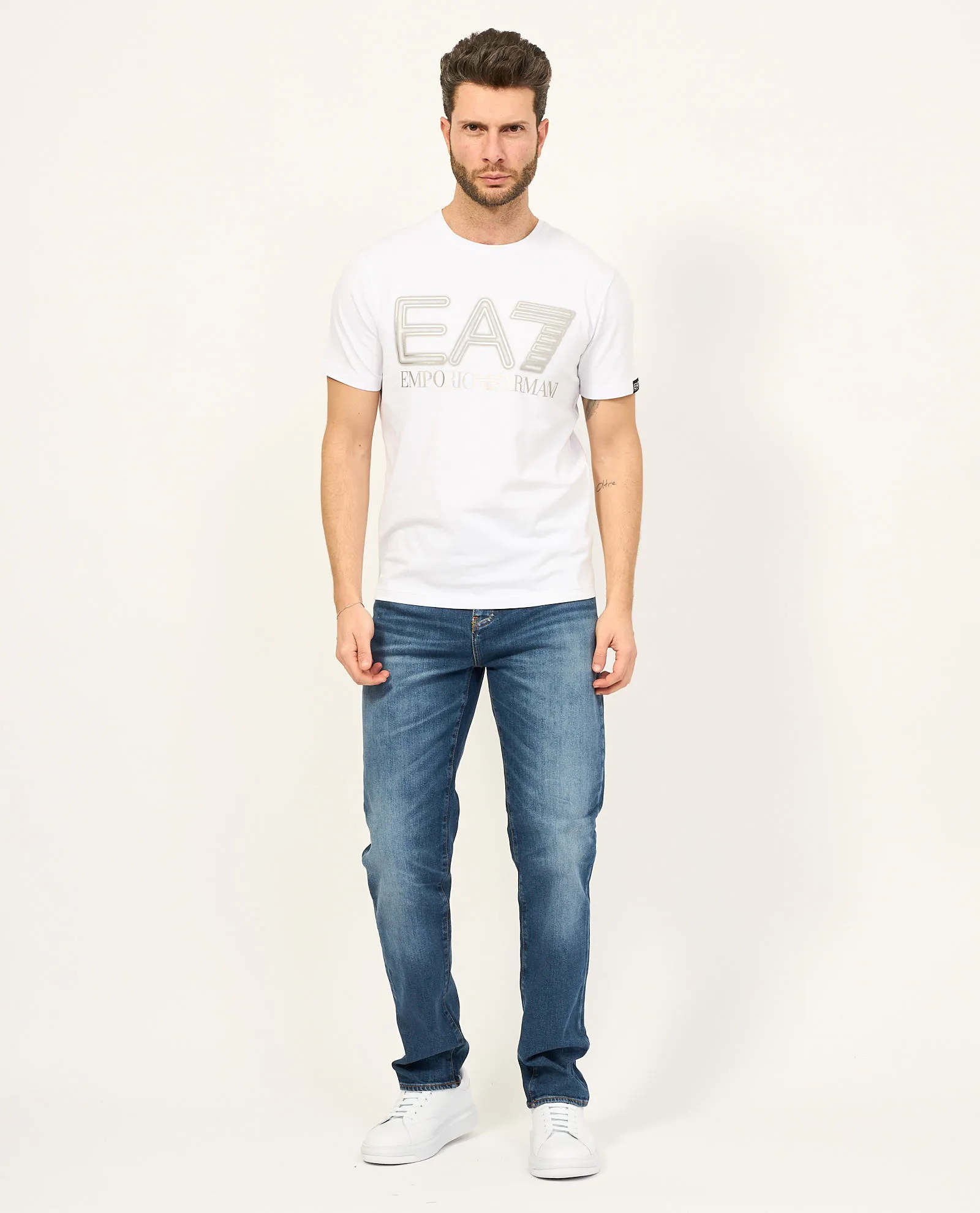 T-shirt EA7 a maniche corte Logo Series in cotone