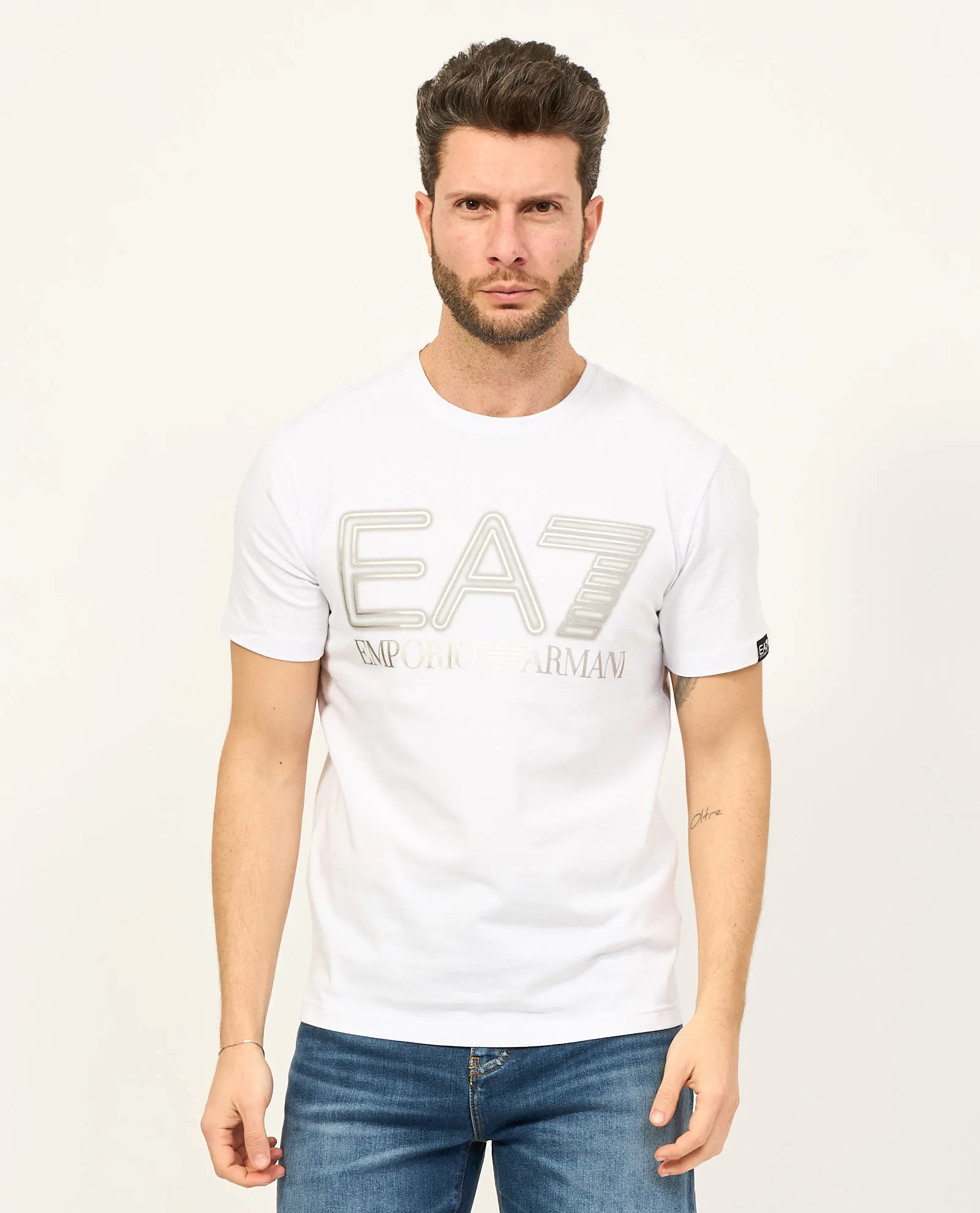 T-shirt EA7 a maniche corte Logo Series in cotone
