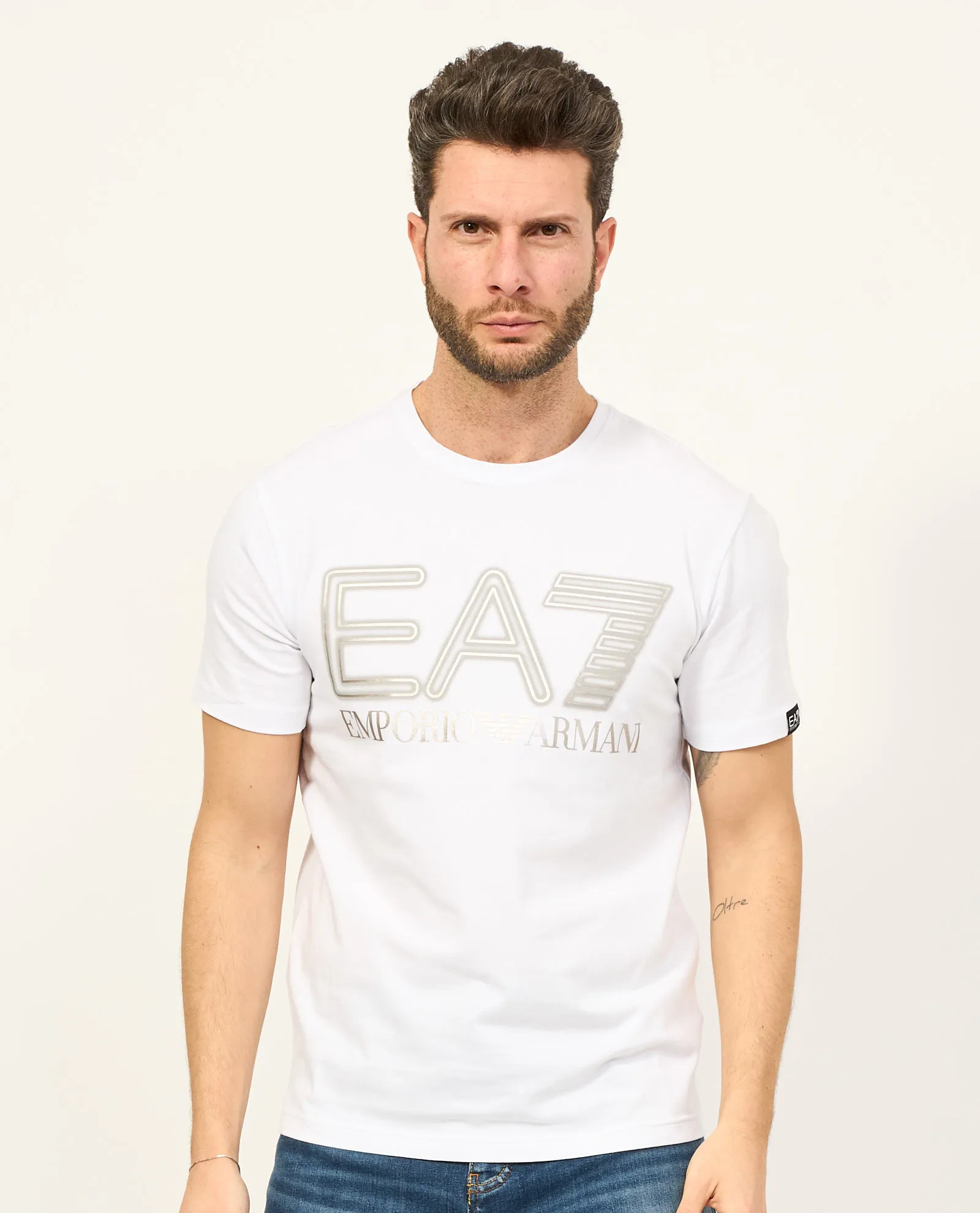T-shirt EA7 a maniche corte Logo Series in cotone
